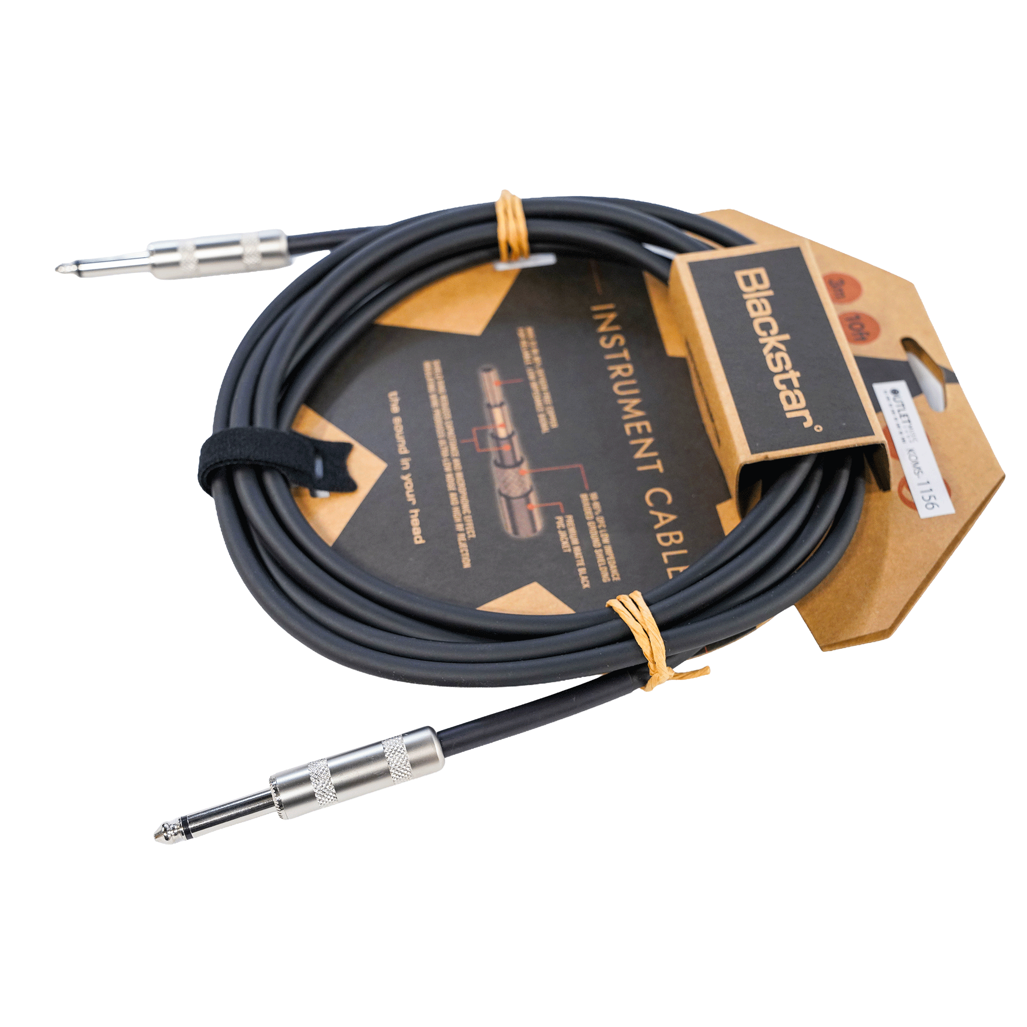 Blackstar ギター・ベース用高品質ギター・シールド・3ｍ【STANDARD CABLE 3MSTR/STR】