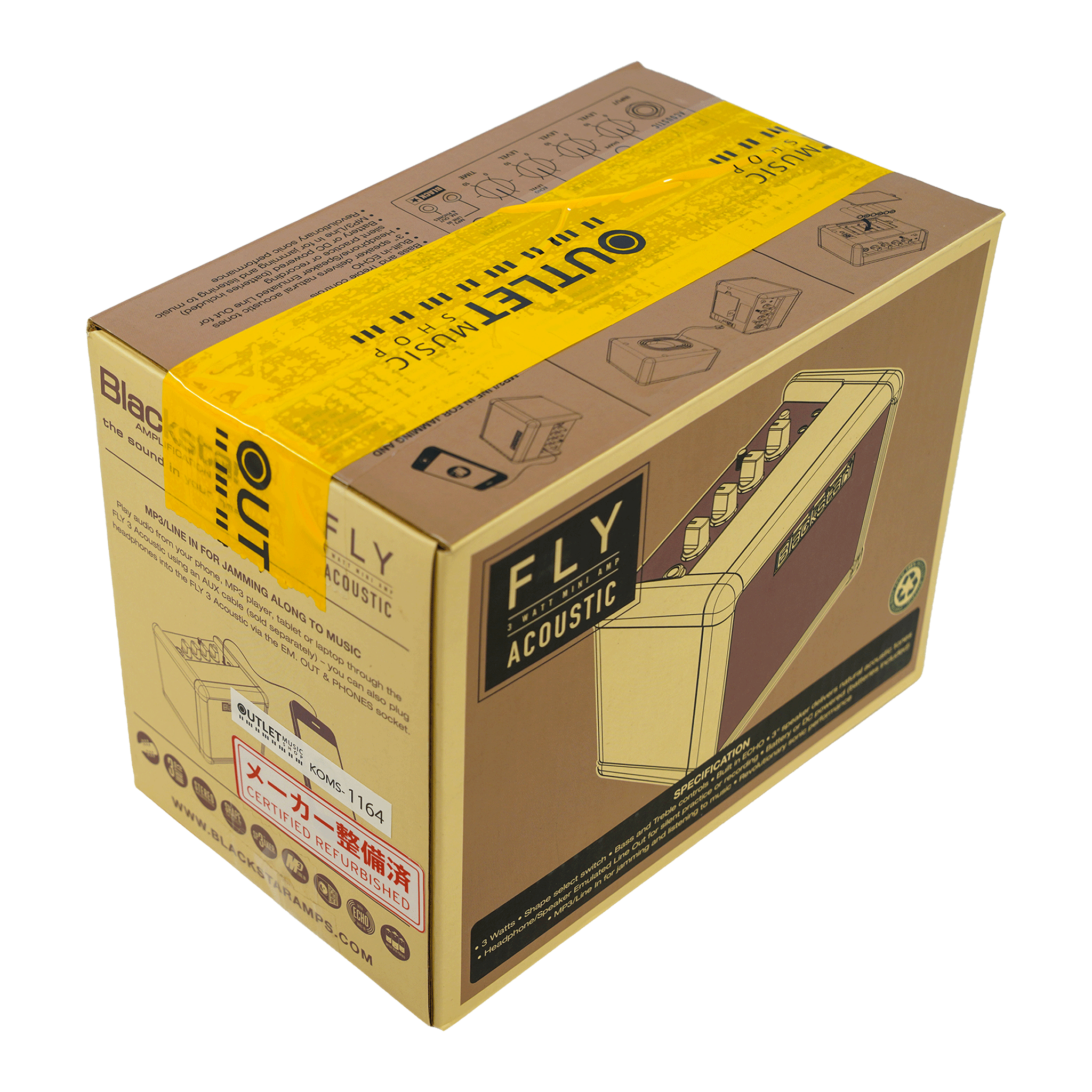 Blackstar 小型アコースティックギターアンプ 【FLY 3 Acoustic】