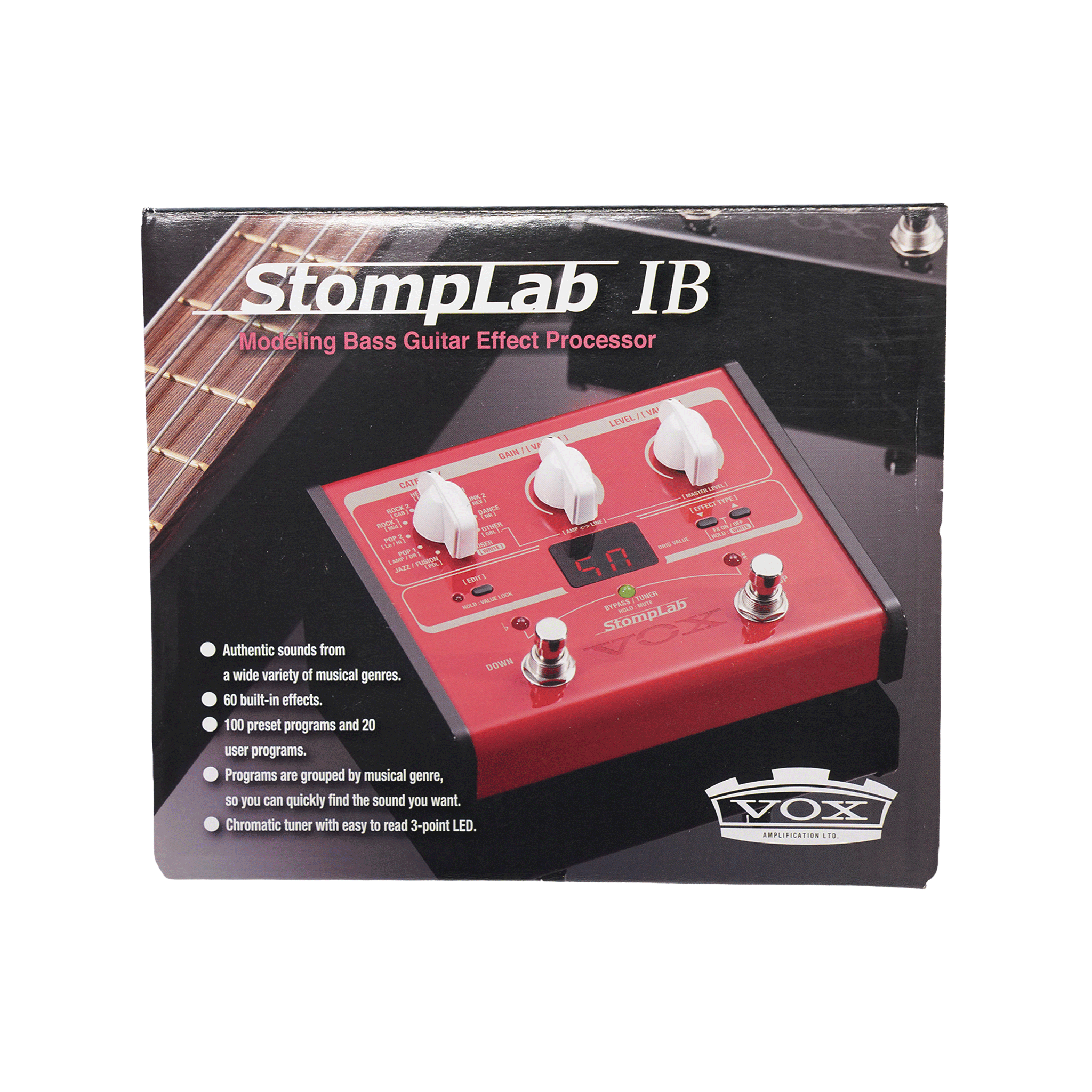 VOX ベース用マルチエフェクター 【StompLab 1B】