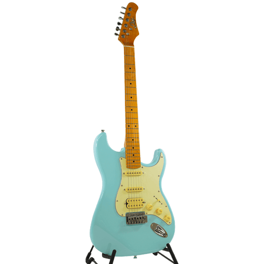 EKO アーティストが実際に演奏したもの！SSHのP.Uが全てのジャンルに対応！【EKO ST 351 DAPHNE BLUE】