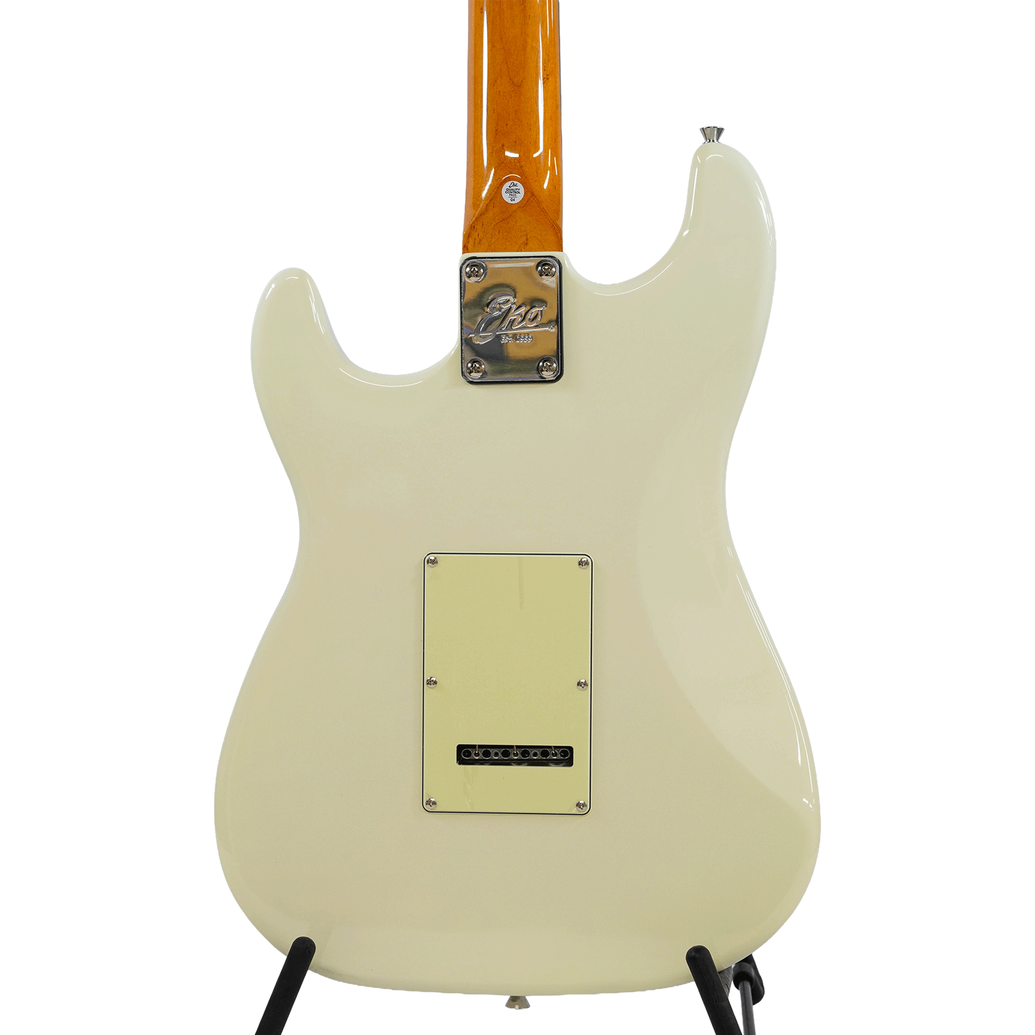EKO アーティストが試奏したシンプル＆風格漂う・スリーシングルP.U【EKO ST 300 Olympic White】