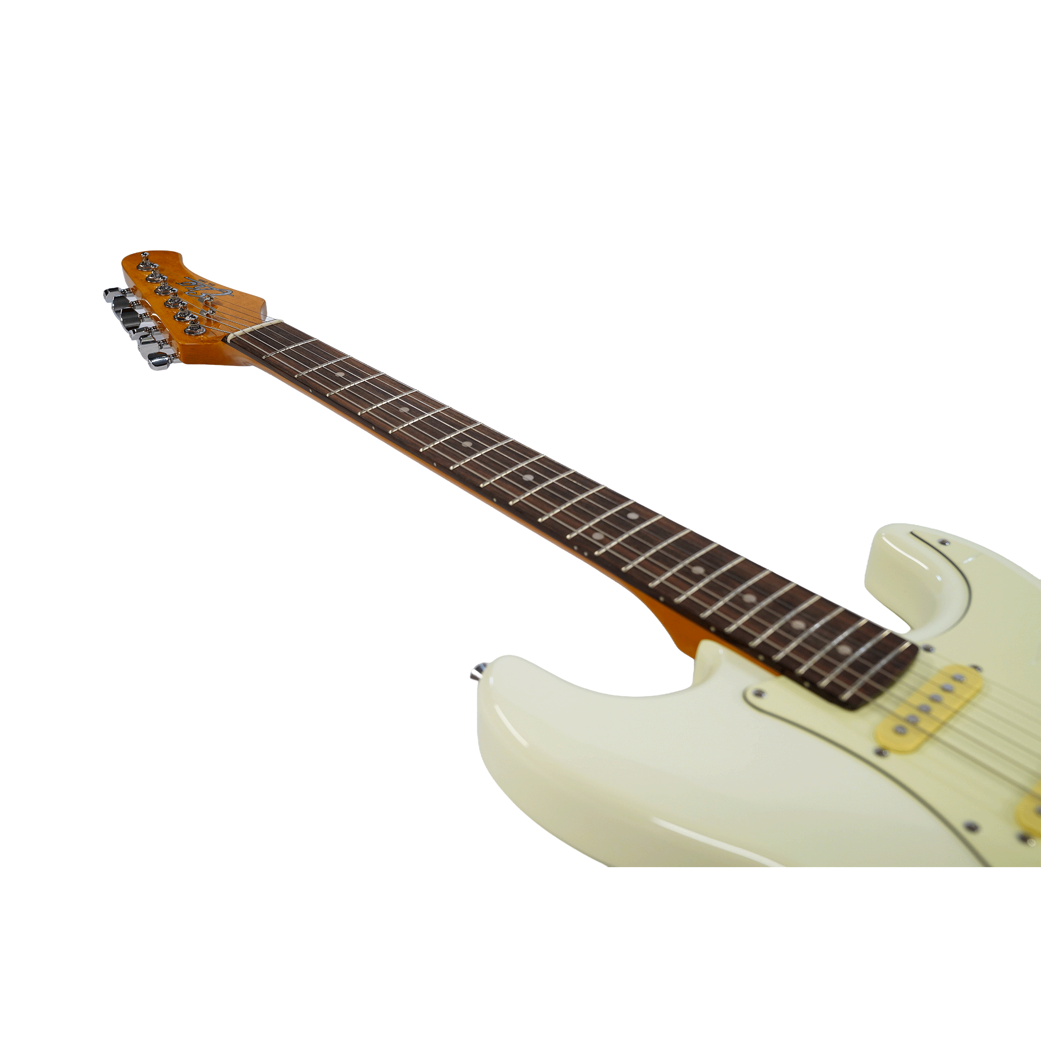 EKO アーティストが試奏したシンプル＆風格漂う・スリーシングルP.U【EKO ST 300 Olympic White】