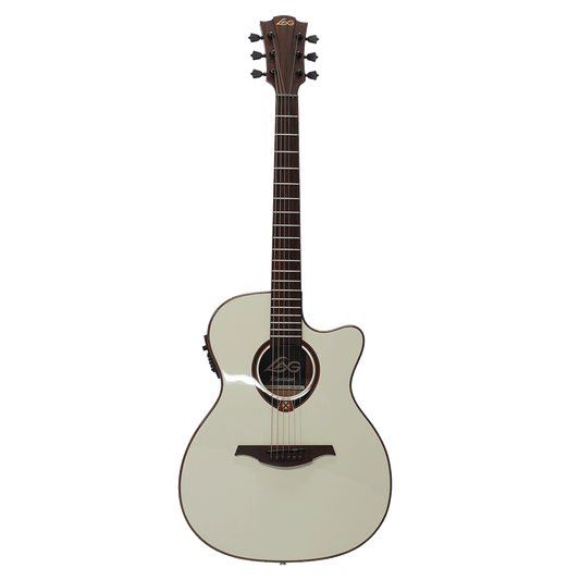 LAG Guitars エレアコ 【T118ASCE-IVO】 アイボリー・フィニッシュ