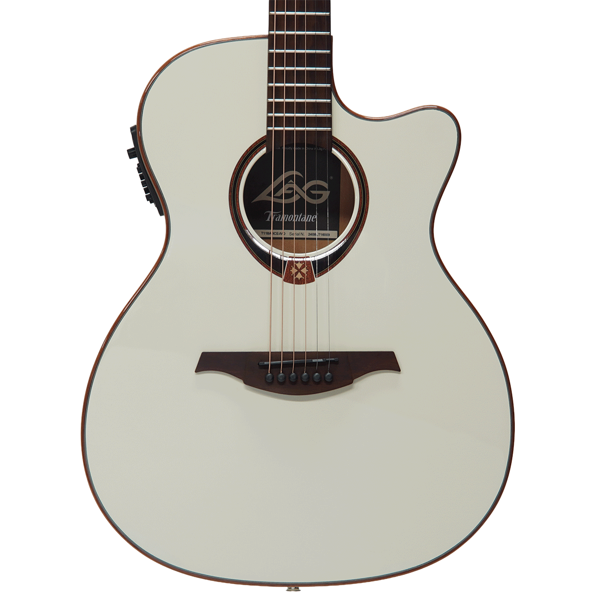 LAG Guitars エレアコ 【T118ASCE-IVO】 アイボリー・フィニッシュ