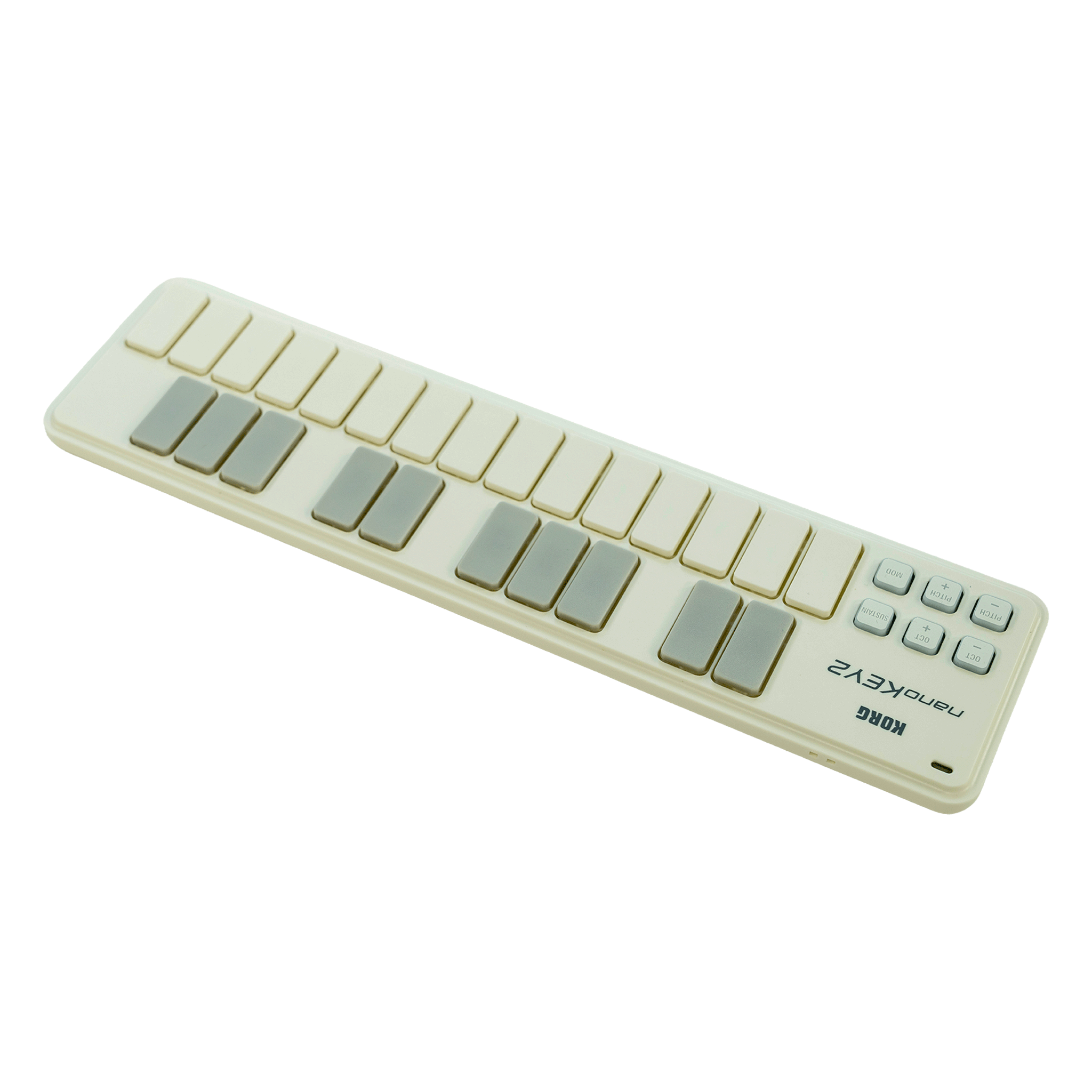 KORG 手軽にDTMを始めよう！USB-MIDIキーボード【nanoKEY2 WH】