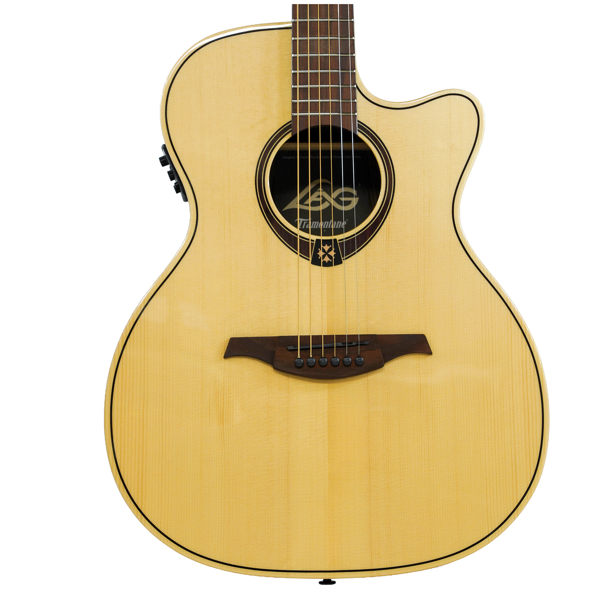 LAG エレアコ、ピックアップ搭載のアコースティックギター【T218ACE AUDITORIUM CTW EL】
