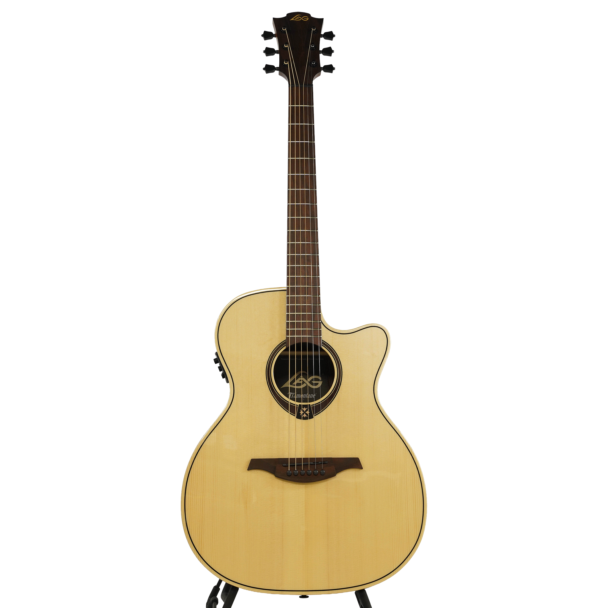 LAG エレアコ、ピックアップ搭載のアコースティックギター【T218ACE AUDITORIUM CTW EL】