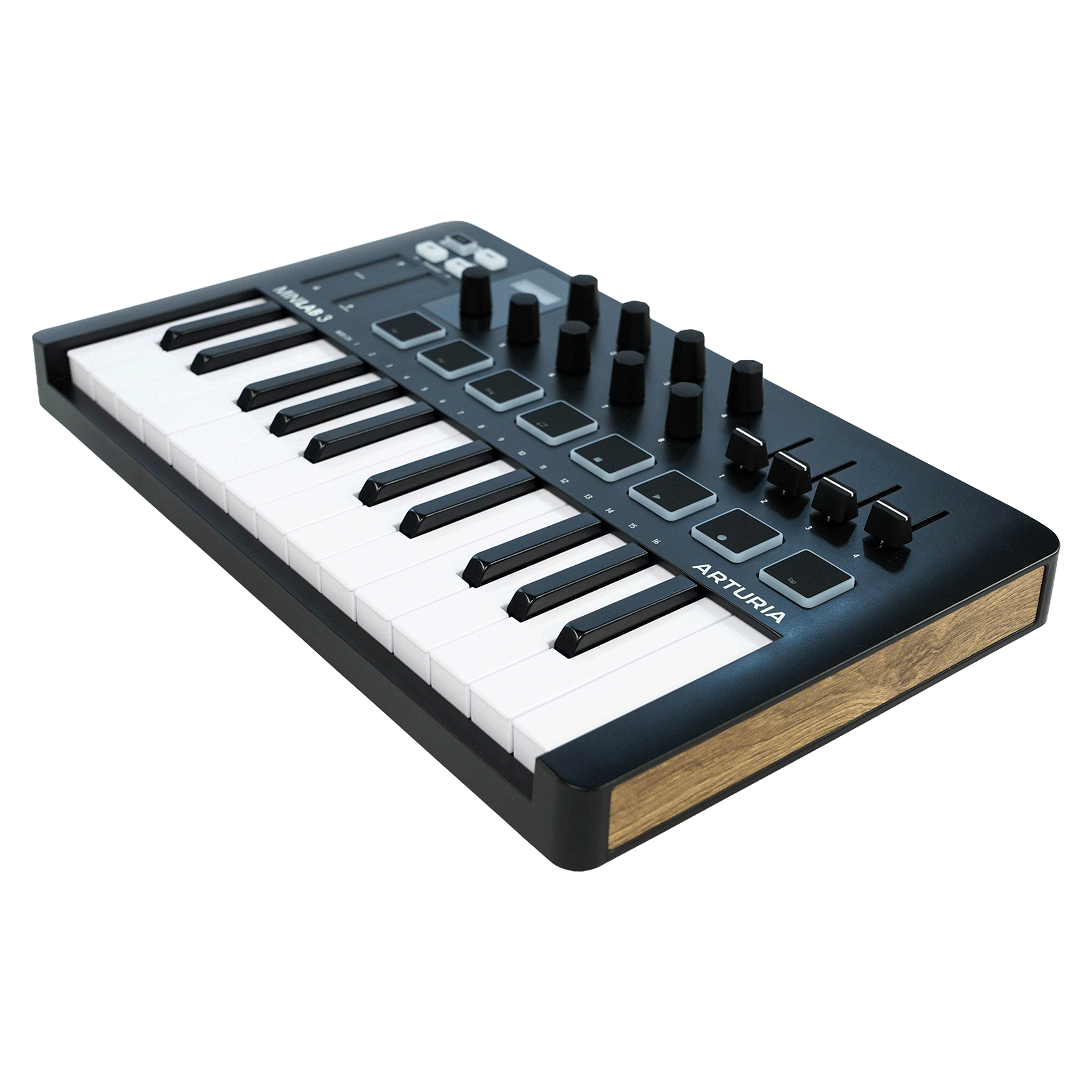 ARTURIA ソフトも充実！DTMに最適！オールインワンMIDIコントローラー【MINILAB 3 BLACK】