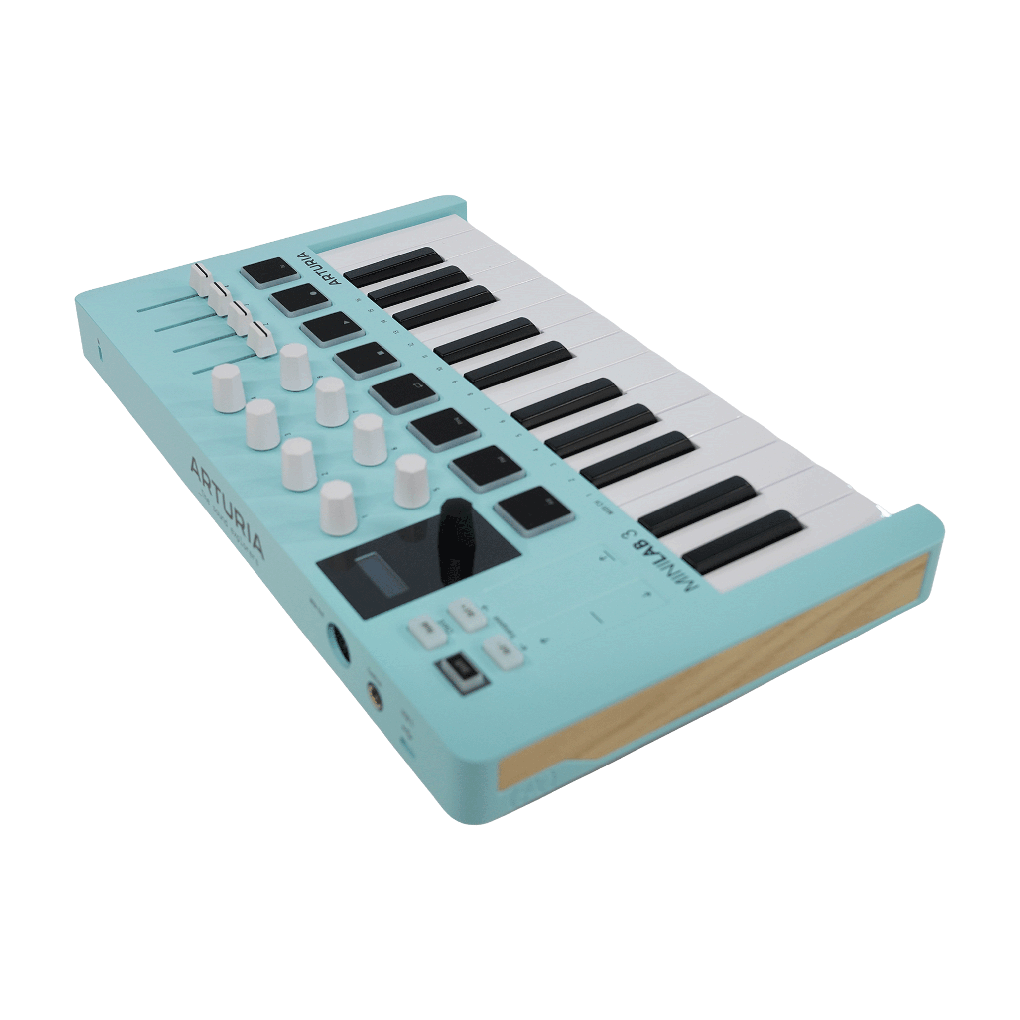 ARTURIA ソフトも充実！DTMに最適！オールインワンMIDIコントローラー【MINILAB 3 AQUAMARINE】