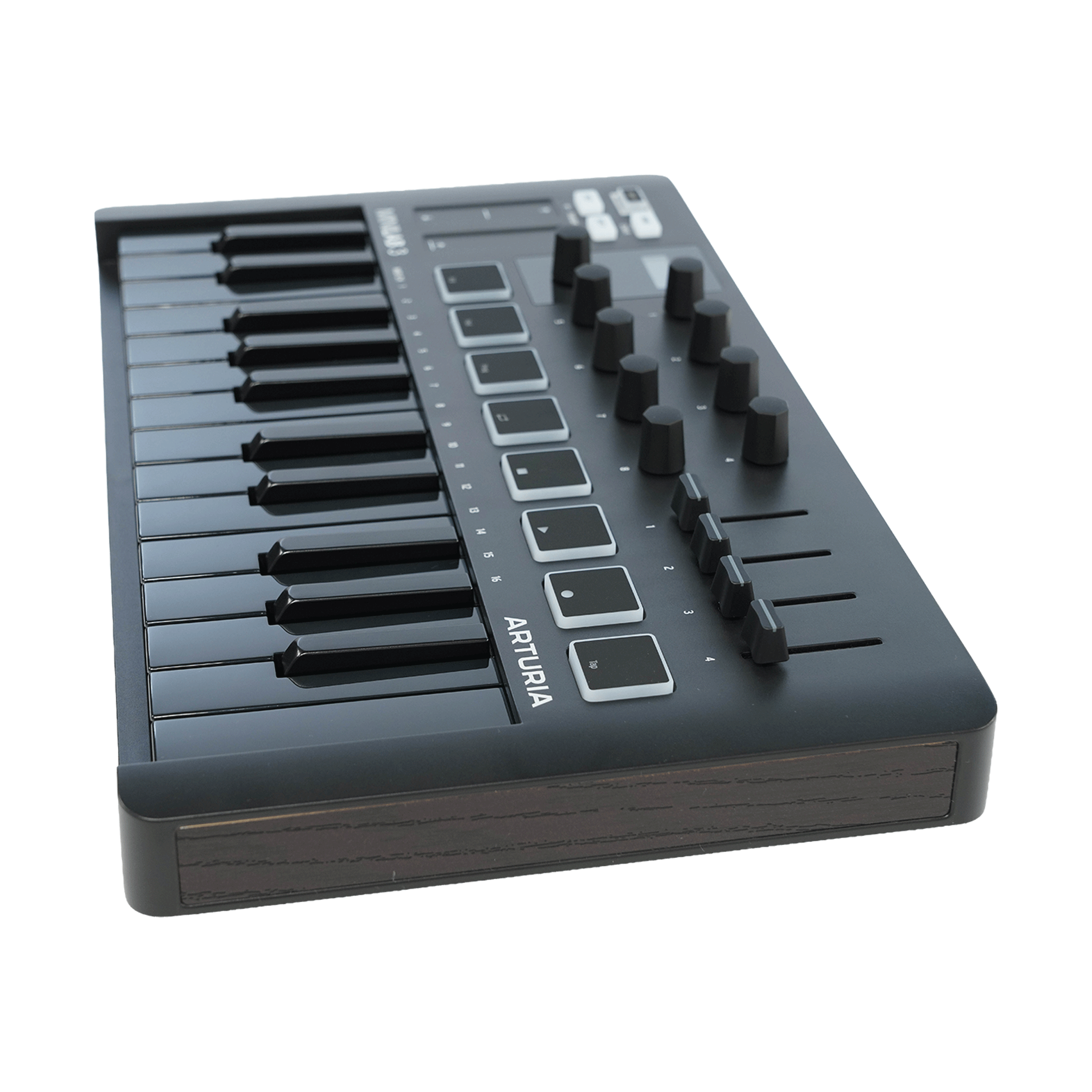 ARTURIA ソフトも充実！DTMに最適！オールインワンMIDIコントローラー【MINILAB 3 DEEP BLACK】