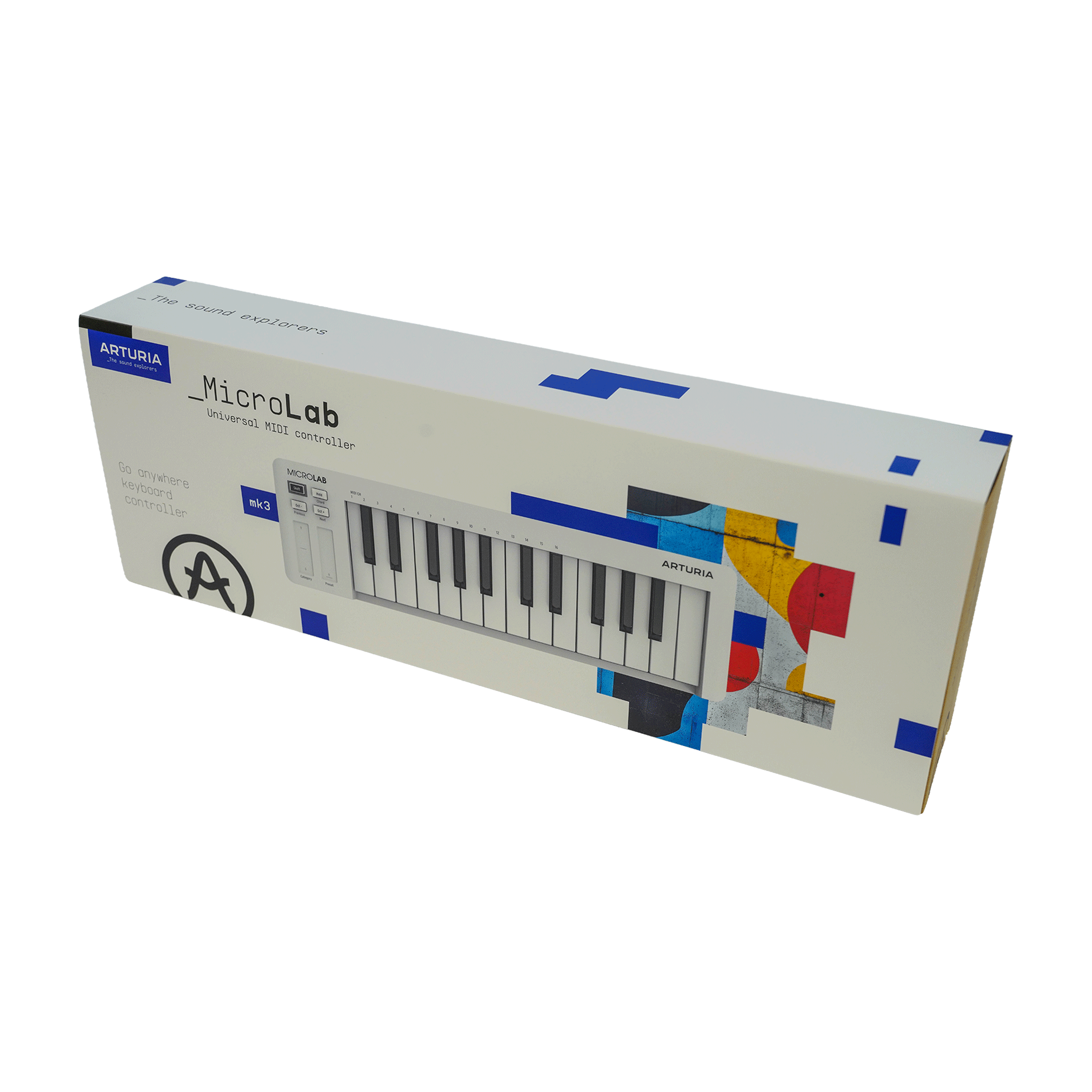 Arturia DTMをするならこれ！USB MIDIキーボード・コントローラー 【MicroLab mk3 WH】
