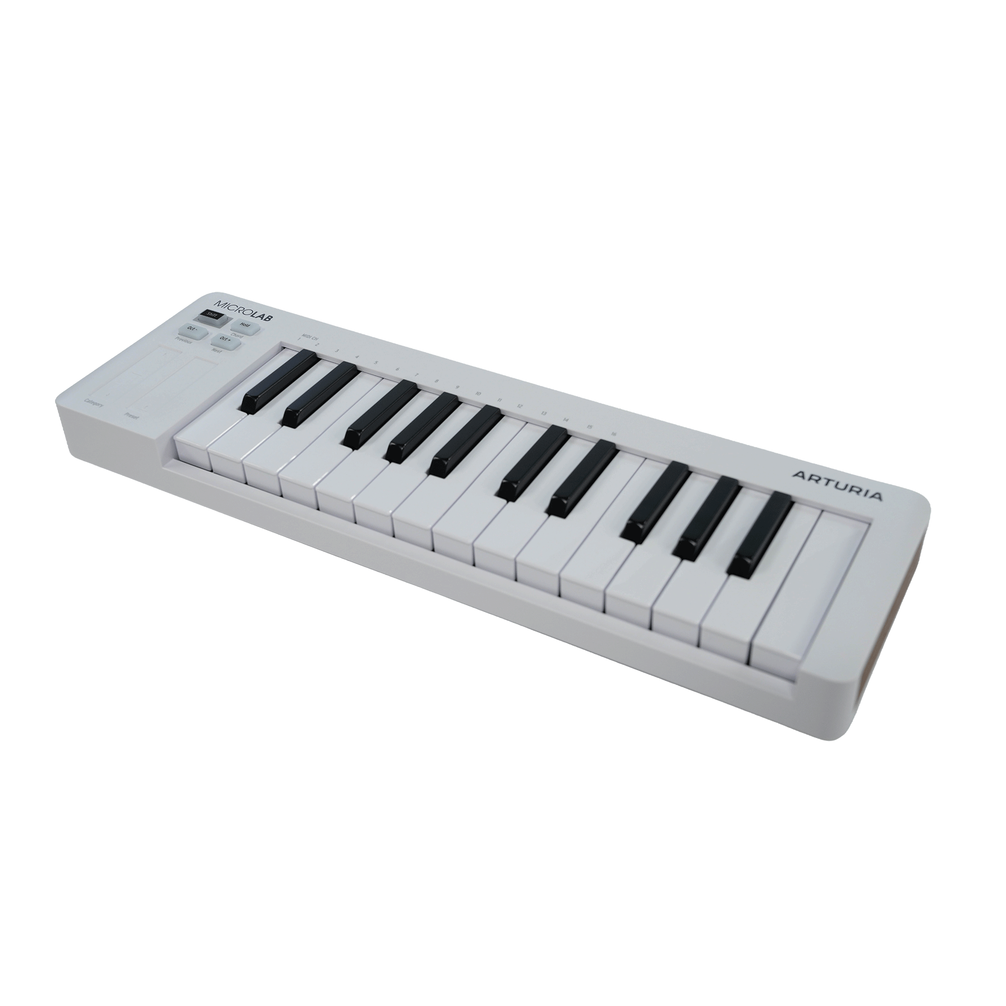 Arturia DTMをするならこれ！USB MIDIキーボード・コントローラー 【MicroLab mk3 WH】