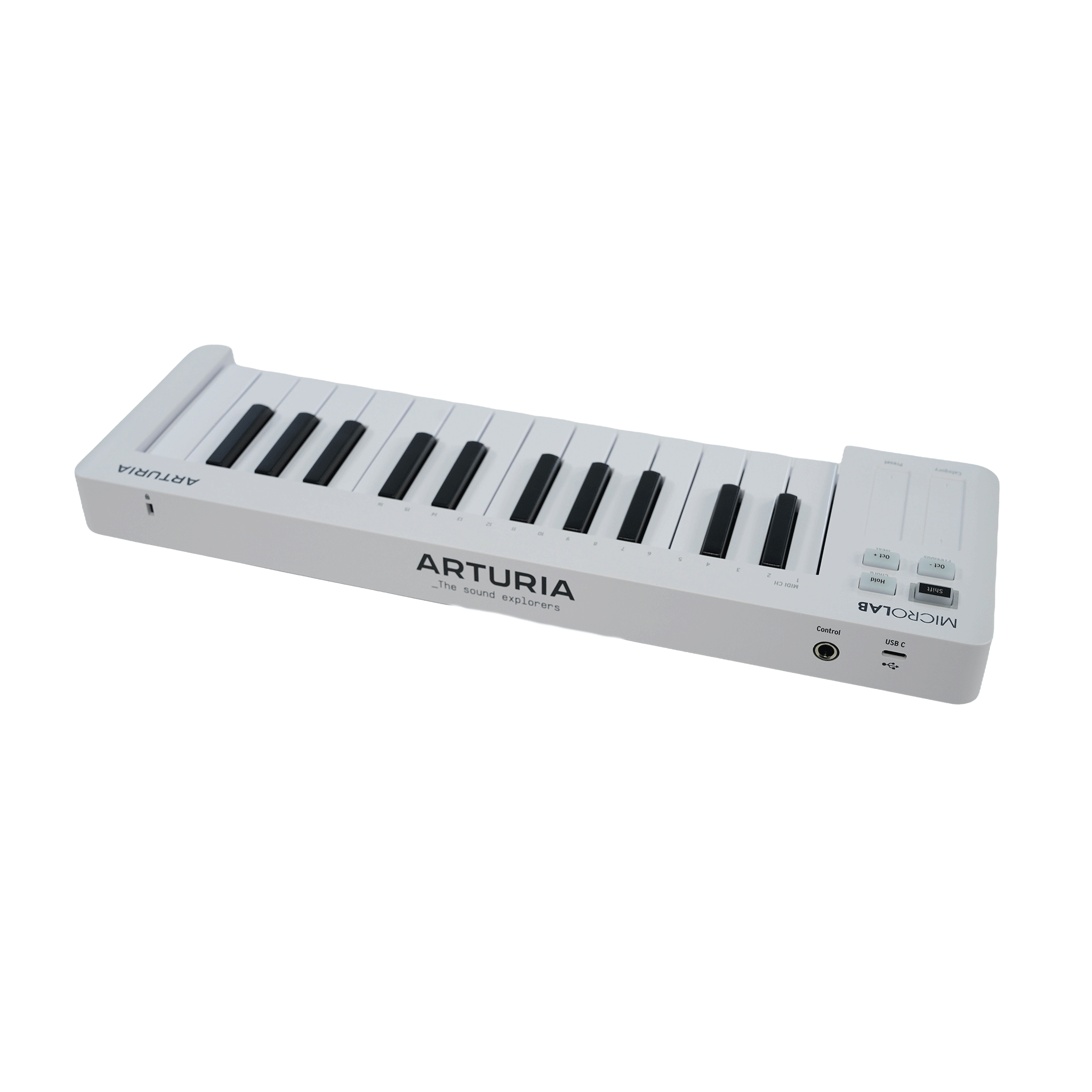 Arturia DTMをするならこれ！USB MIDIキーボード・コントローラー 【MicroLab mk3 WH】
