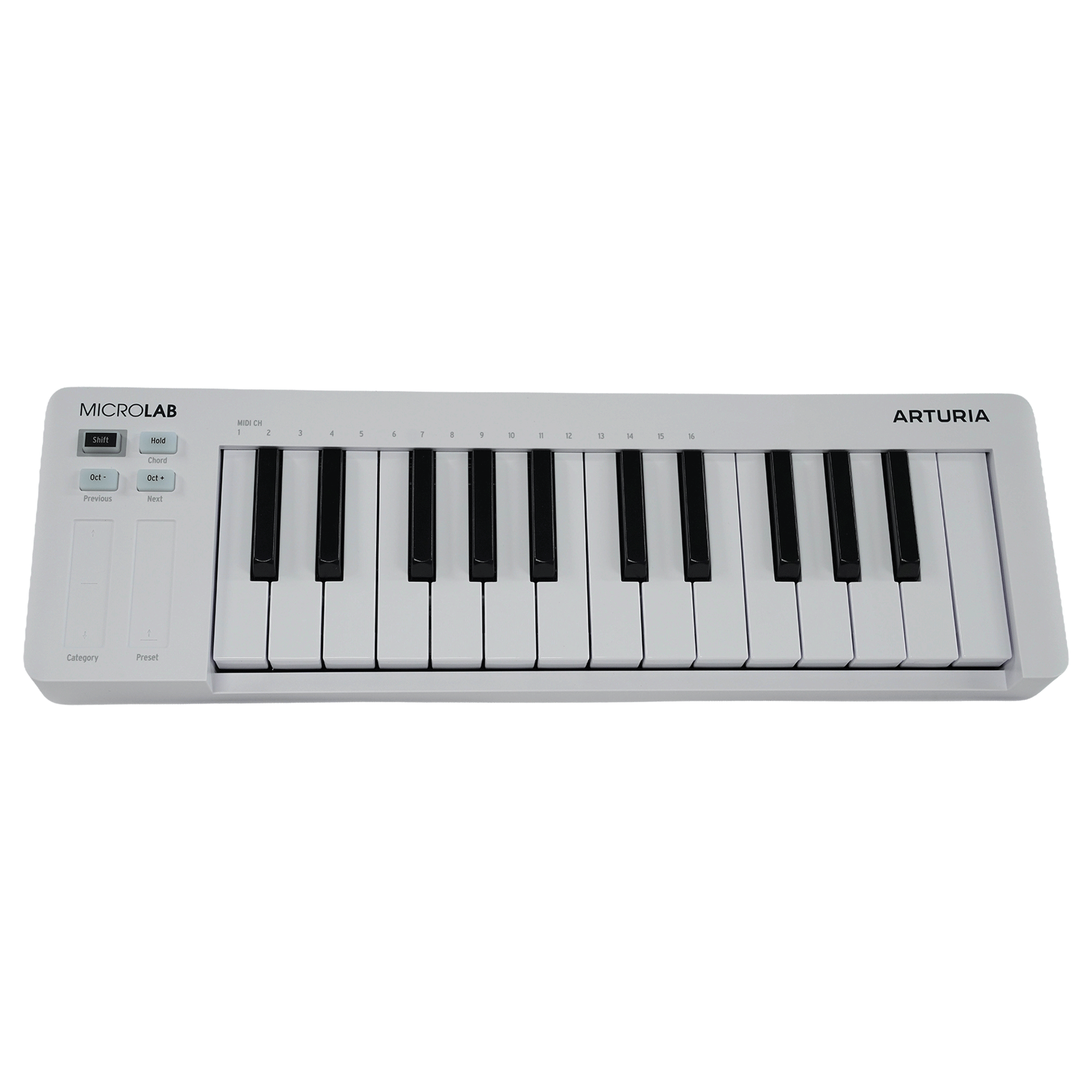 Arturia DTMをするならこれ！USB MIDIキーボード・コントローラー 【MicroLab mk3 WH】
