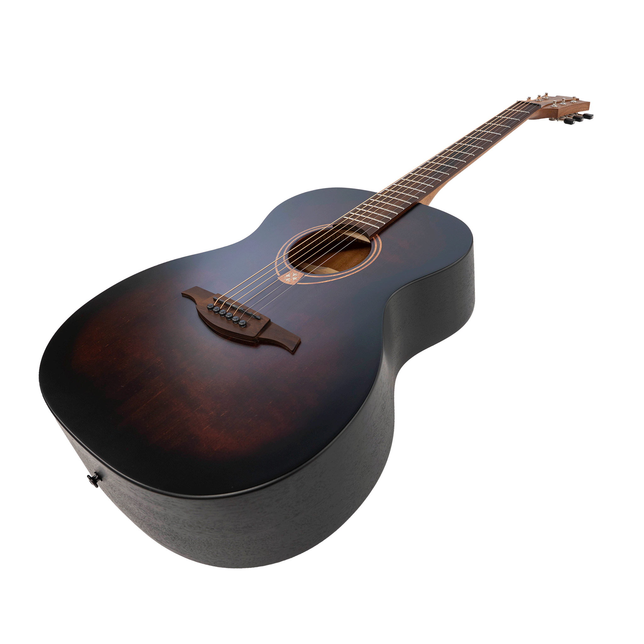 LAG Guitars アコースティックギター 【Tramontane T70A】 ブラック＆ブラウン・サテン