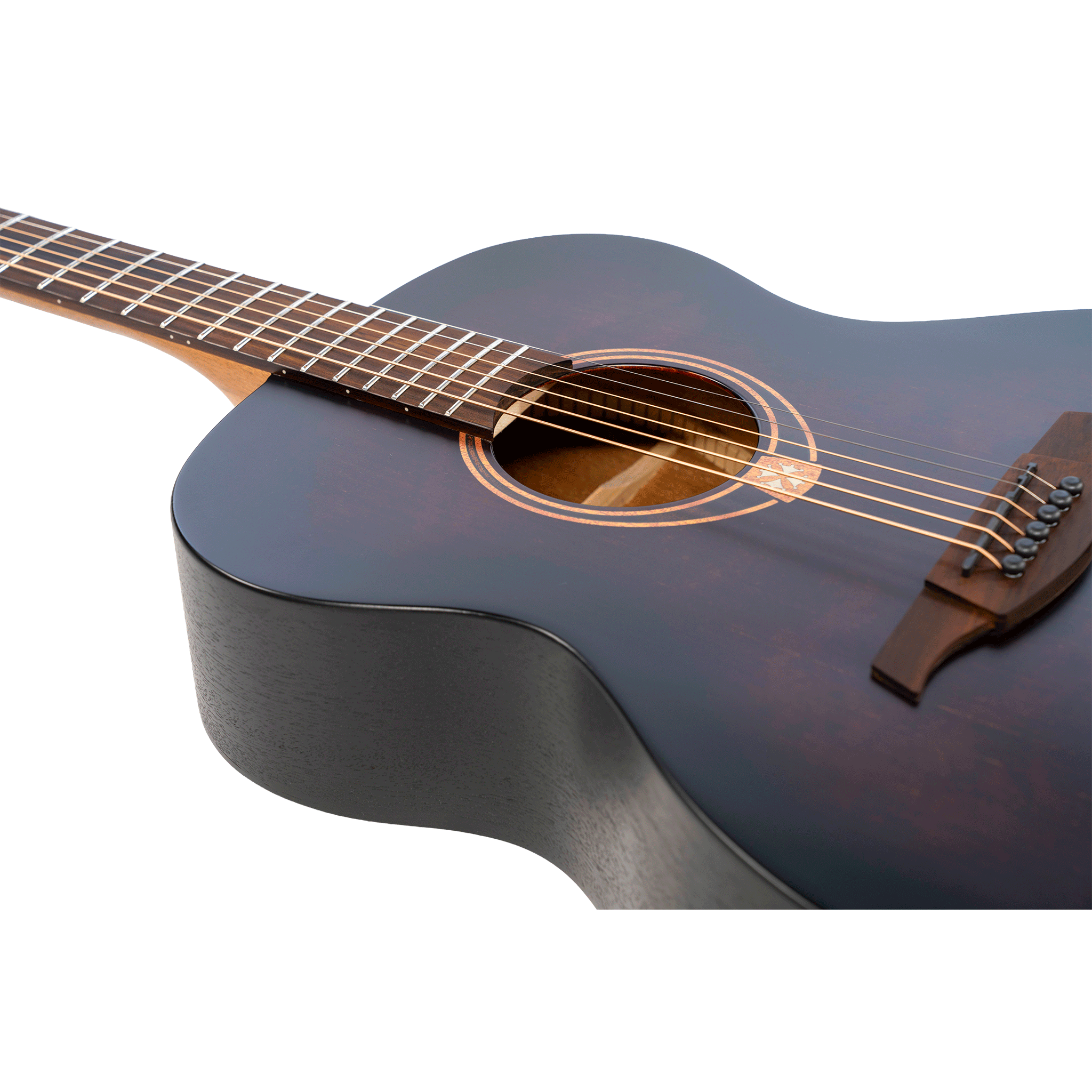 LAG Guitars アコースティックギター 【Tramontane T70A】 ブラック＆ブラウン・サテン