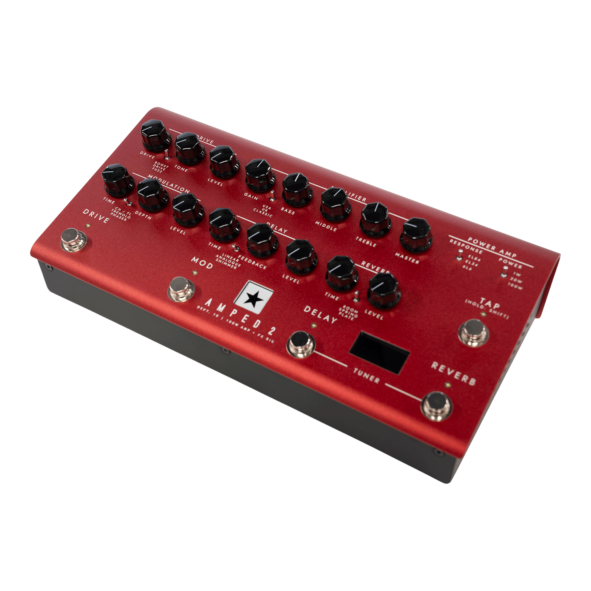 Blackstar 100Wアンプ＋FXをコンパクトなペダルに凝縮！【DEPT. 10 AMPED 2】