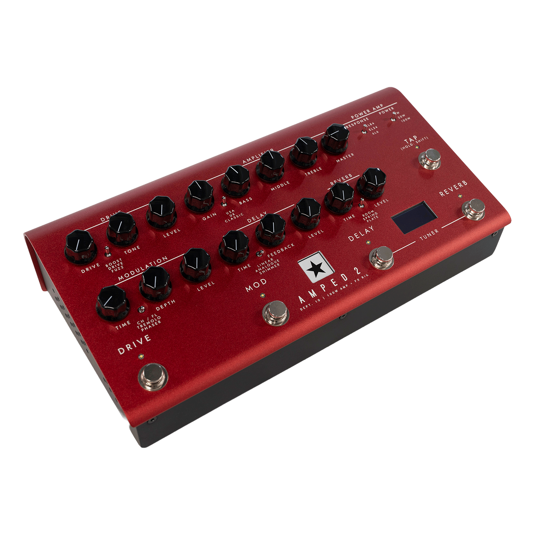 Blackstar 100Wアンプ＋FXをコンパクトなペダルに凝縮！【DEPT. 10 AMPED 2】