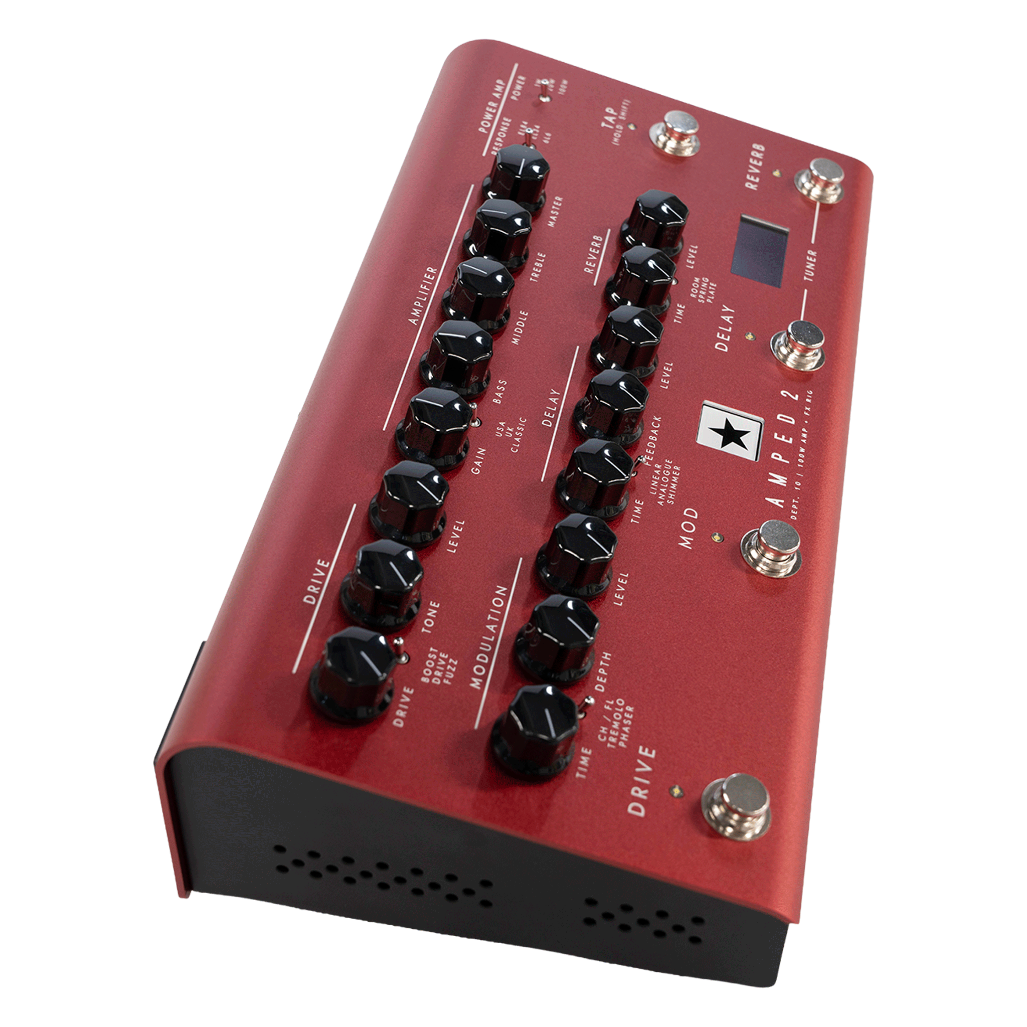 Blackstar 100Wアンプ＋FXをコンパクトなペダルに凝縮！【DEPT. 10 AMPED 2】