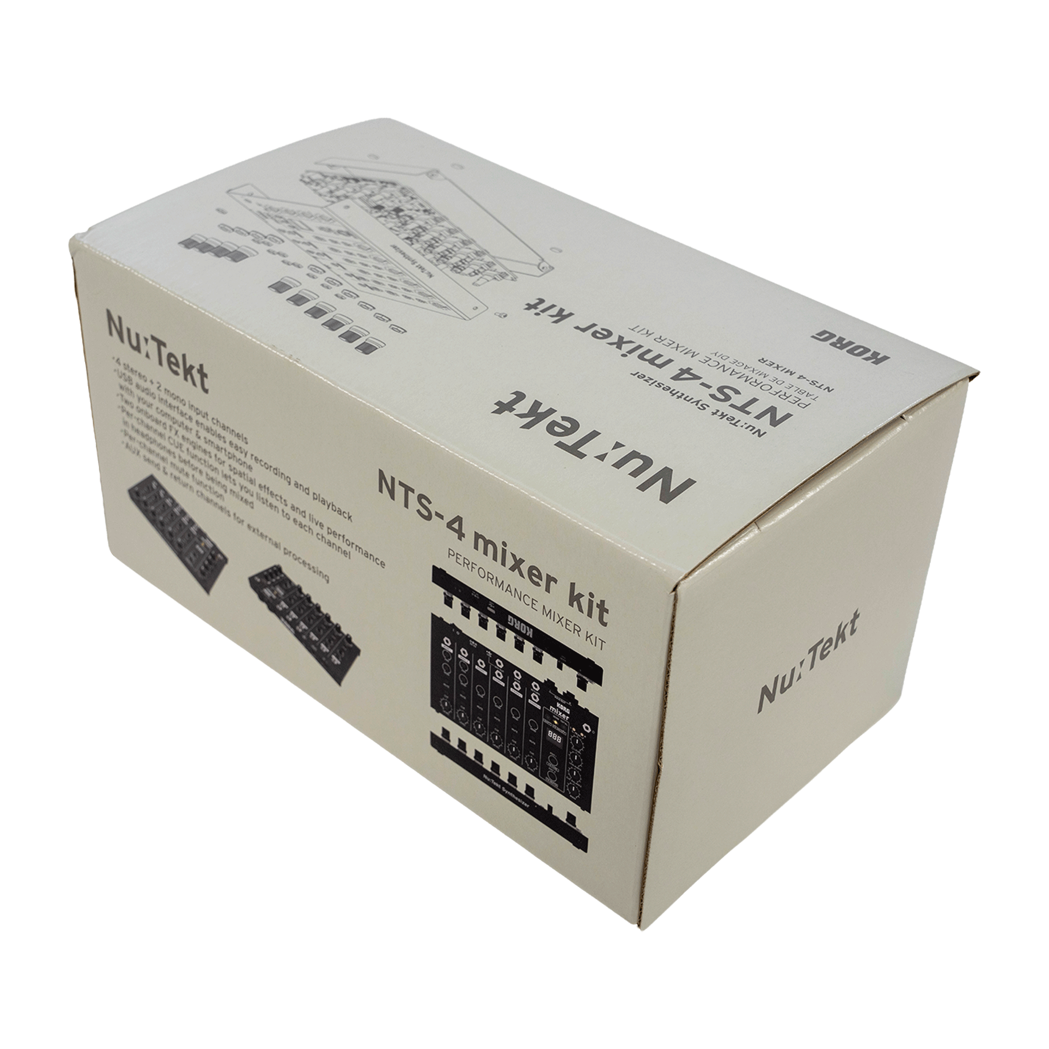 KORG コンパクトなミキサーを自分で組みてよう！【NuTekt NTS-4 mixer kit】