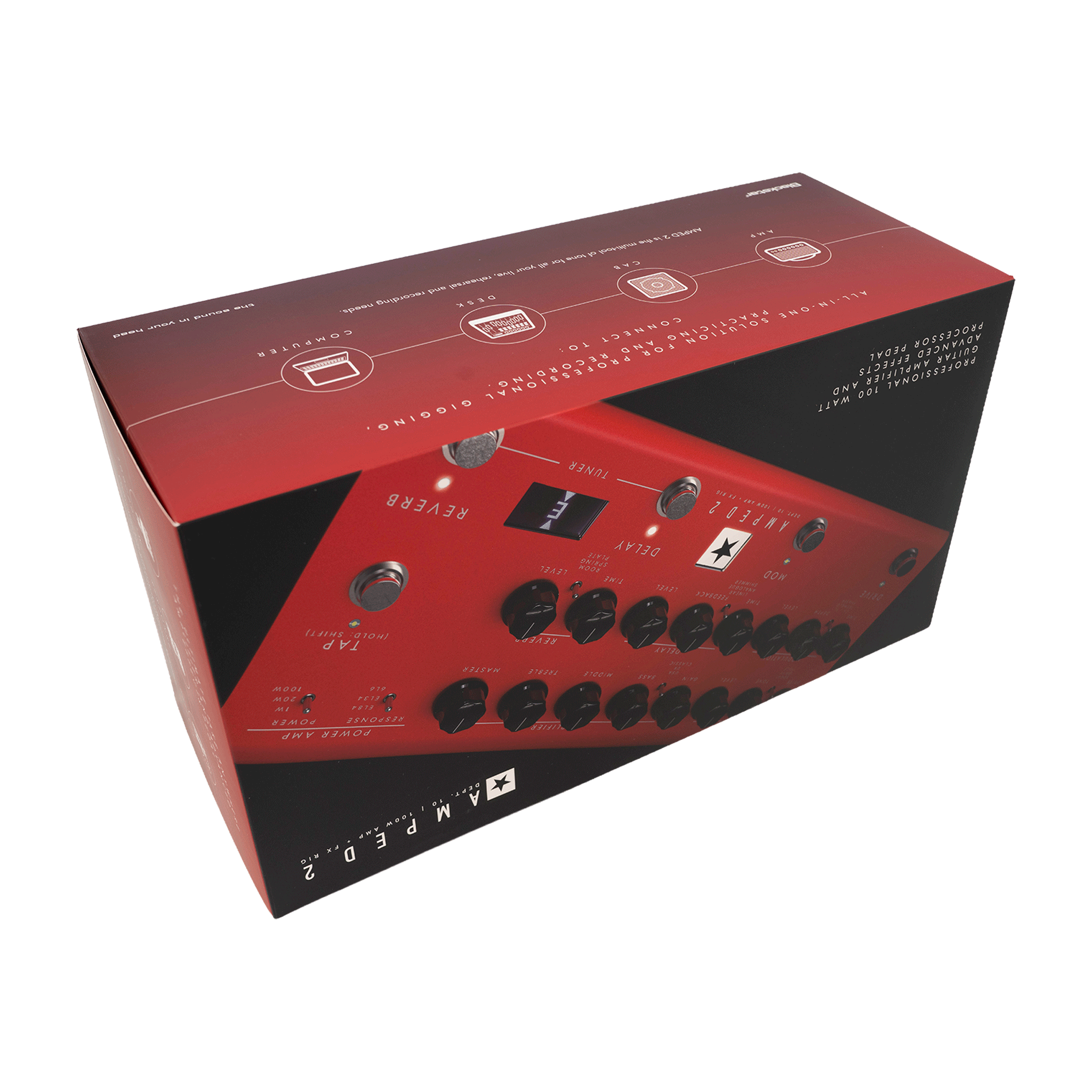 Blackstar 100Wアンプ＋FXをコンパクトなペダルに凝縮！【DEPT. 10 AMPED 2】