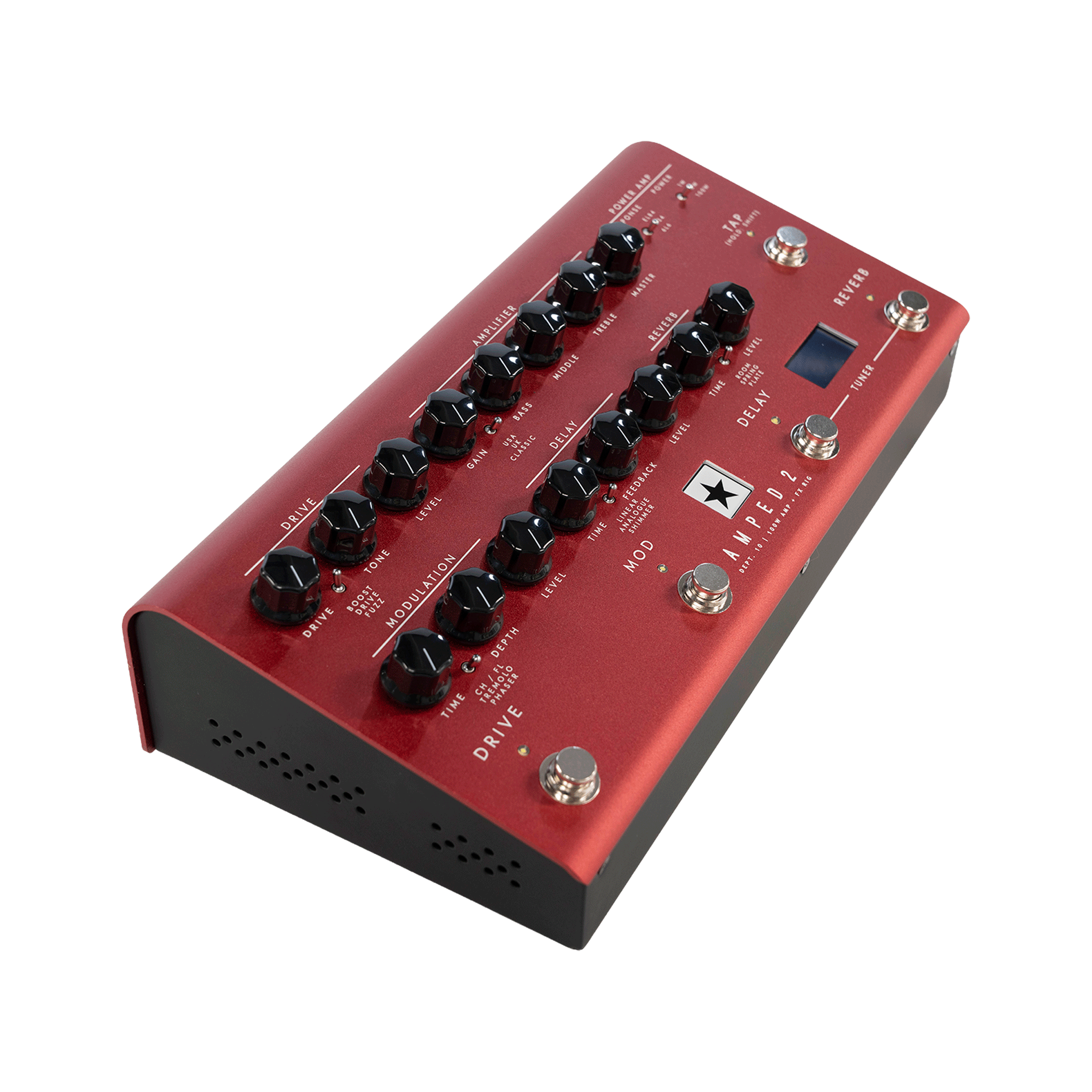 Blackstar 100Wアンプ＋FXをコンパクトなペダルに凝縮！【DEPT. 10 AMPED 2】