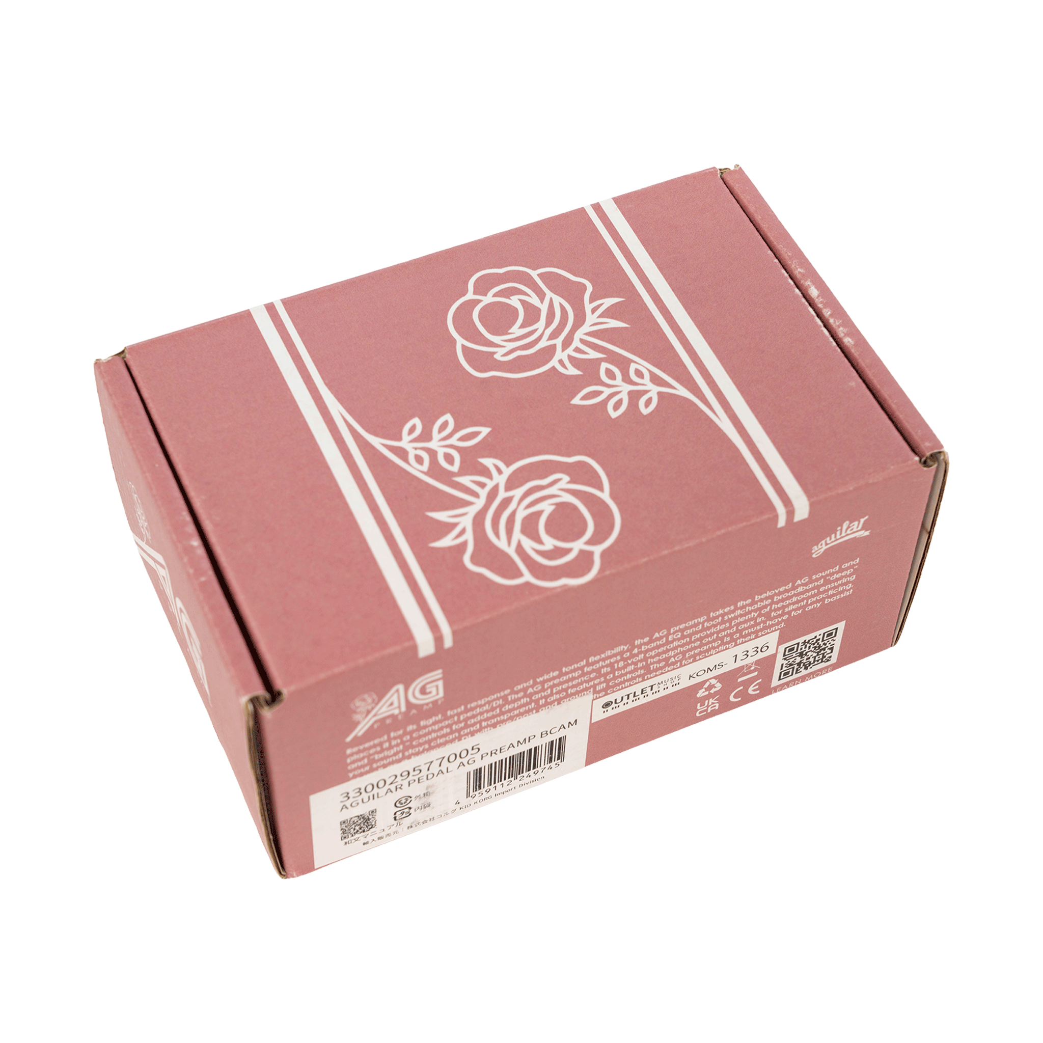 AGUILAR ベースプリアンプ/DI 【AG Preamp Breast Cancer Awareness Edition】（限定モデル）