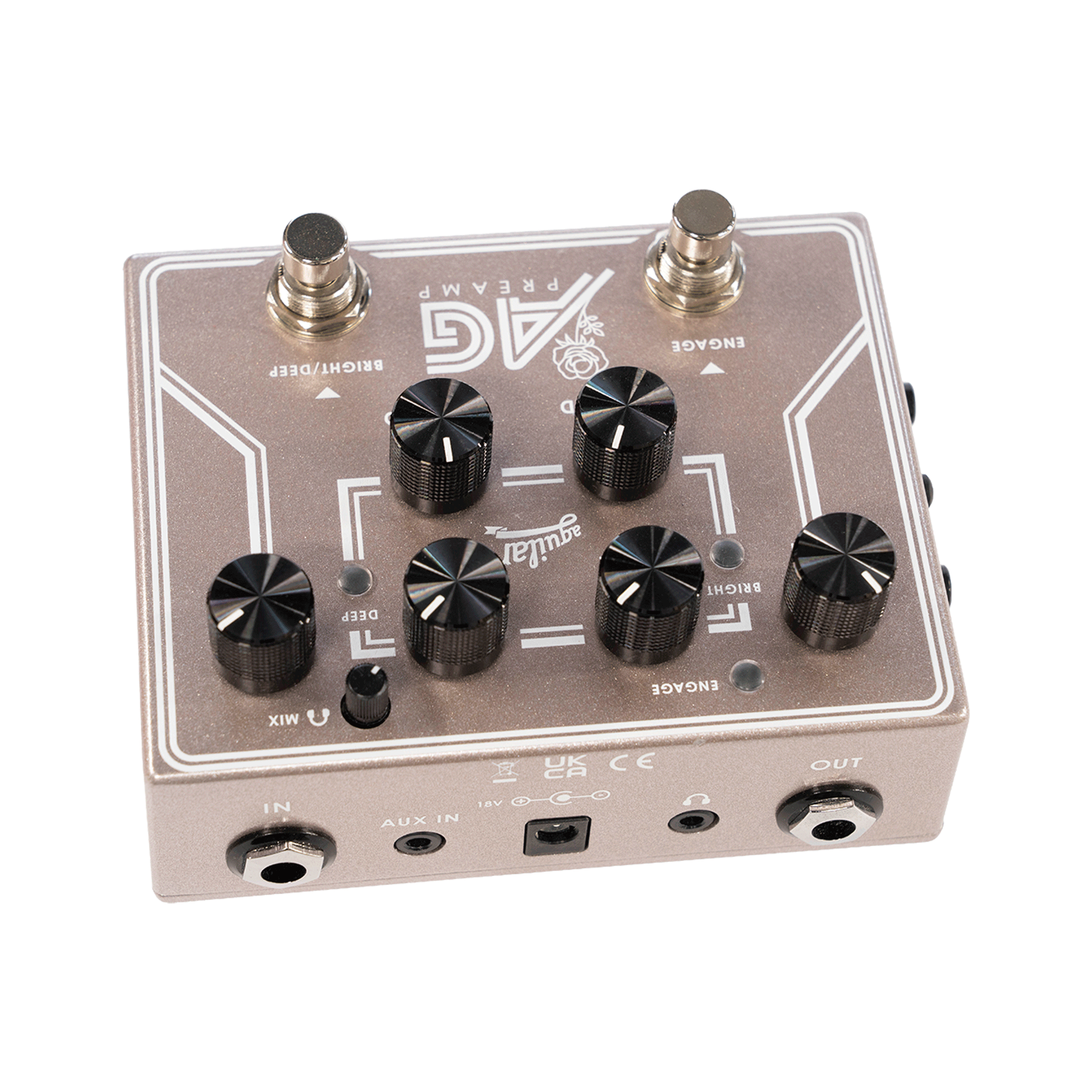 AGUILAR ベースプリアンプ/DI 【AG Preamp Breast Cancer Awareness Edition】（限定モデル）