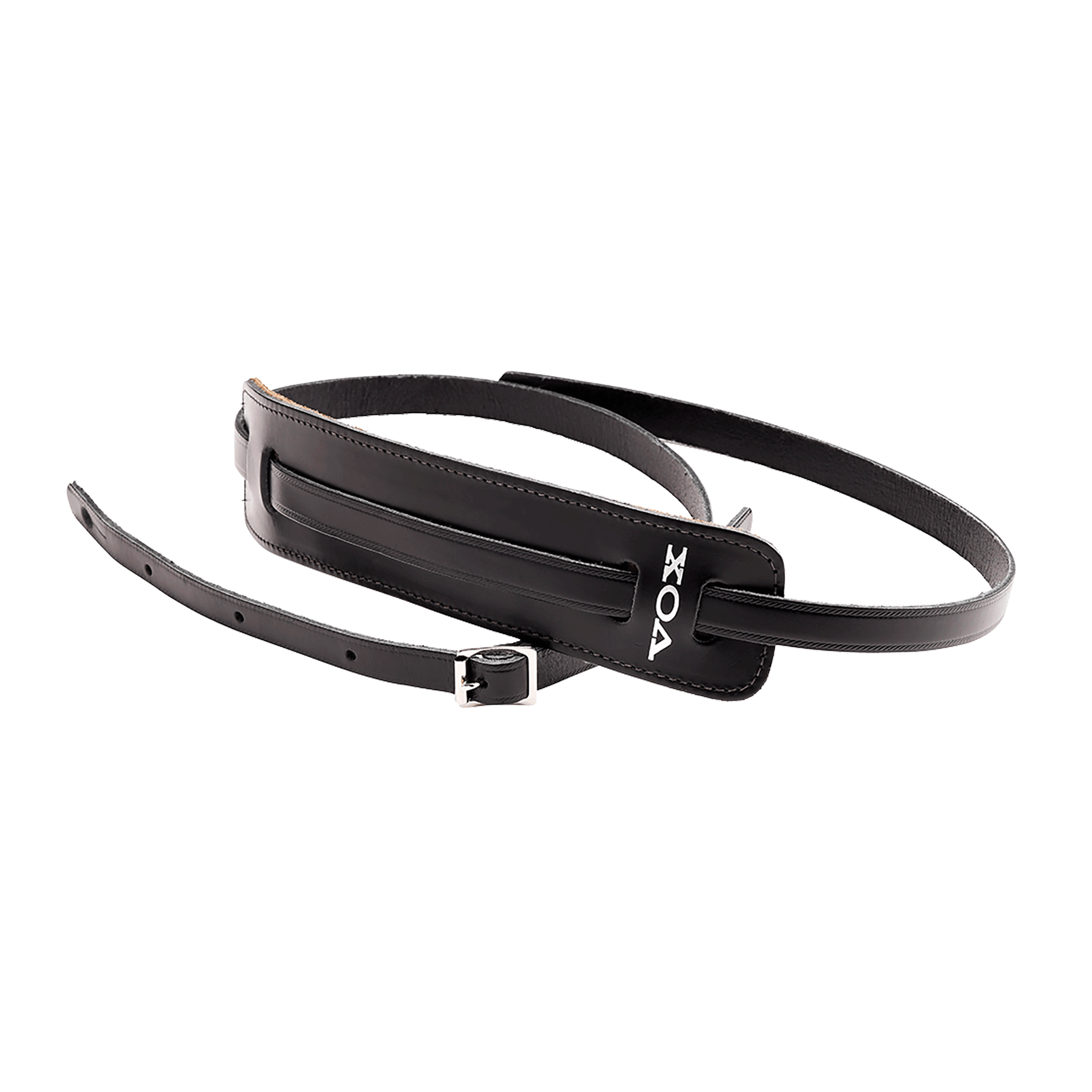 VOX 細身のスタイルがとてもオシャレ！本皮だから強度も安心！【VOX STRAP BLACK】