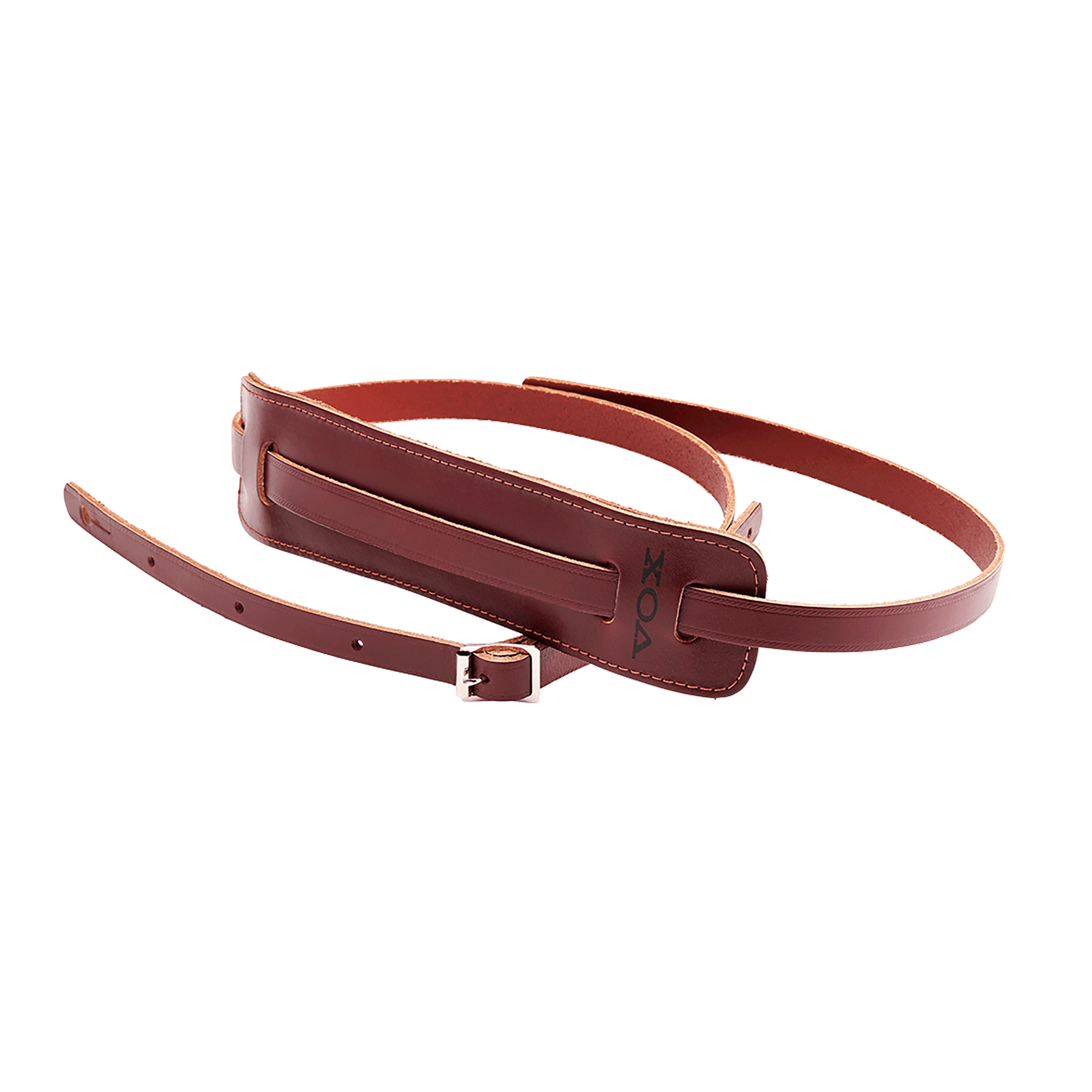 VOX 細身のスタイルがとてもオシャレ！本皮だから強度も安心！【VOX STRAP RED】