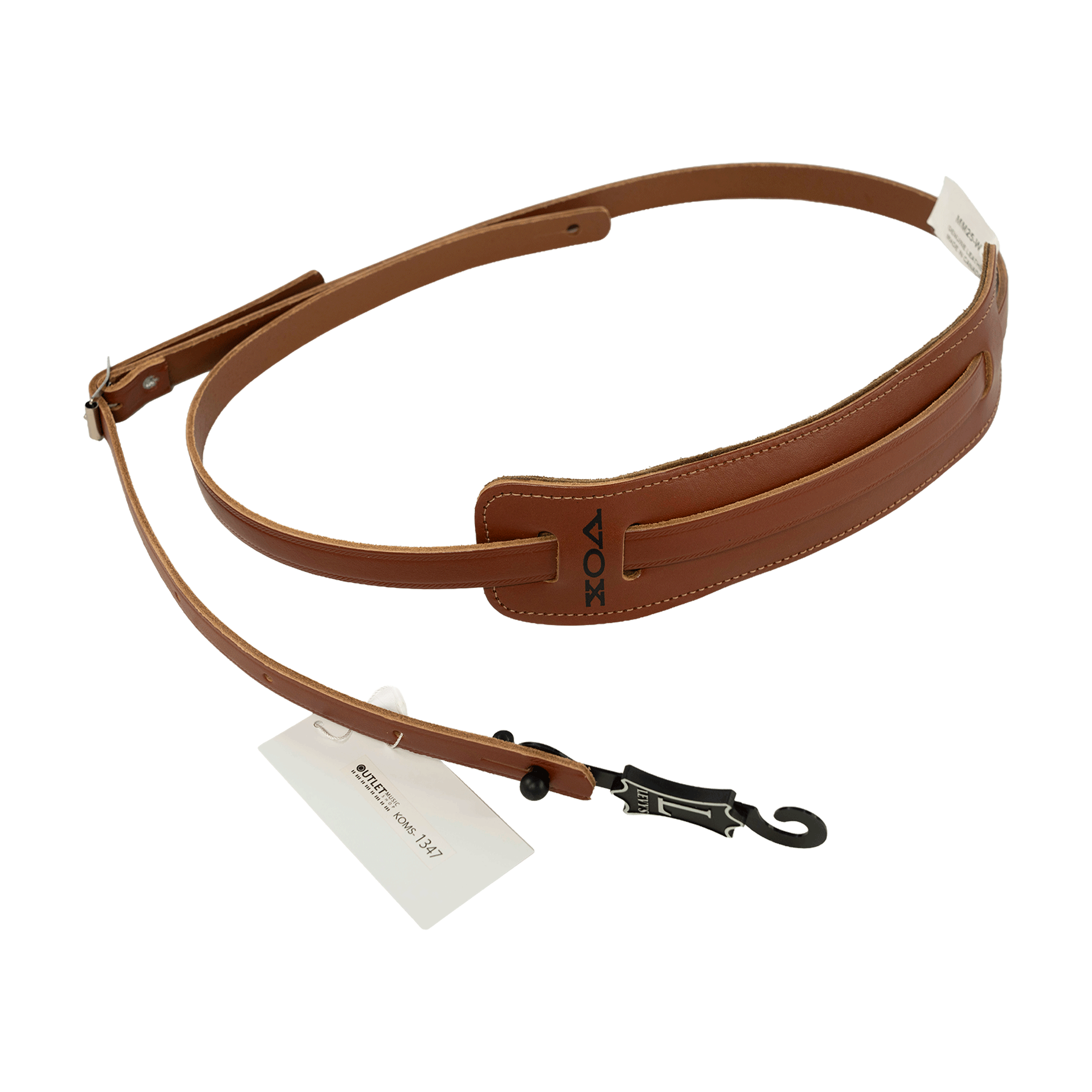 VOX 細身のスタイルがとてもオシャレ！本皮だから強度も安心！【VOX STRAP WALNUT】