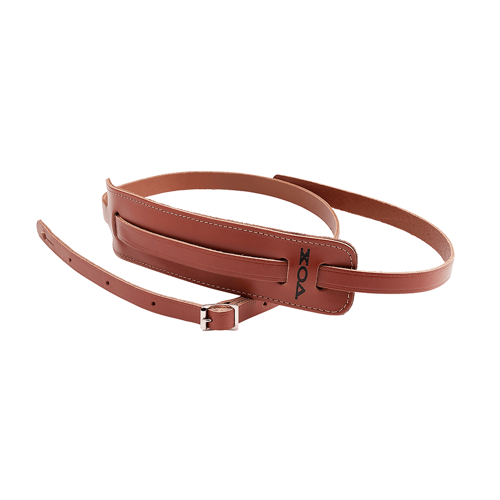 VOX 細身のスタイルがとてもオシャレ！本皮だから強度も安心！【VOX STRAP WALNUT】
