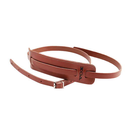 VOX 細身のスタイルがとてもオシャレ！本皮だから強度も安心！【VOX STRAP WALNUT】