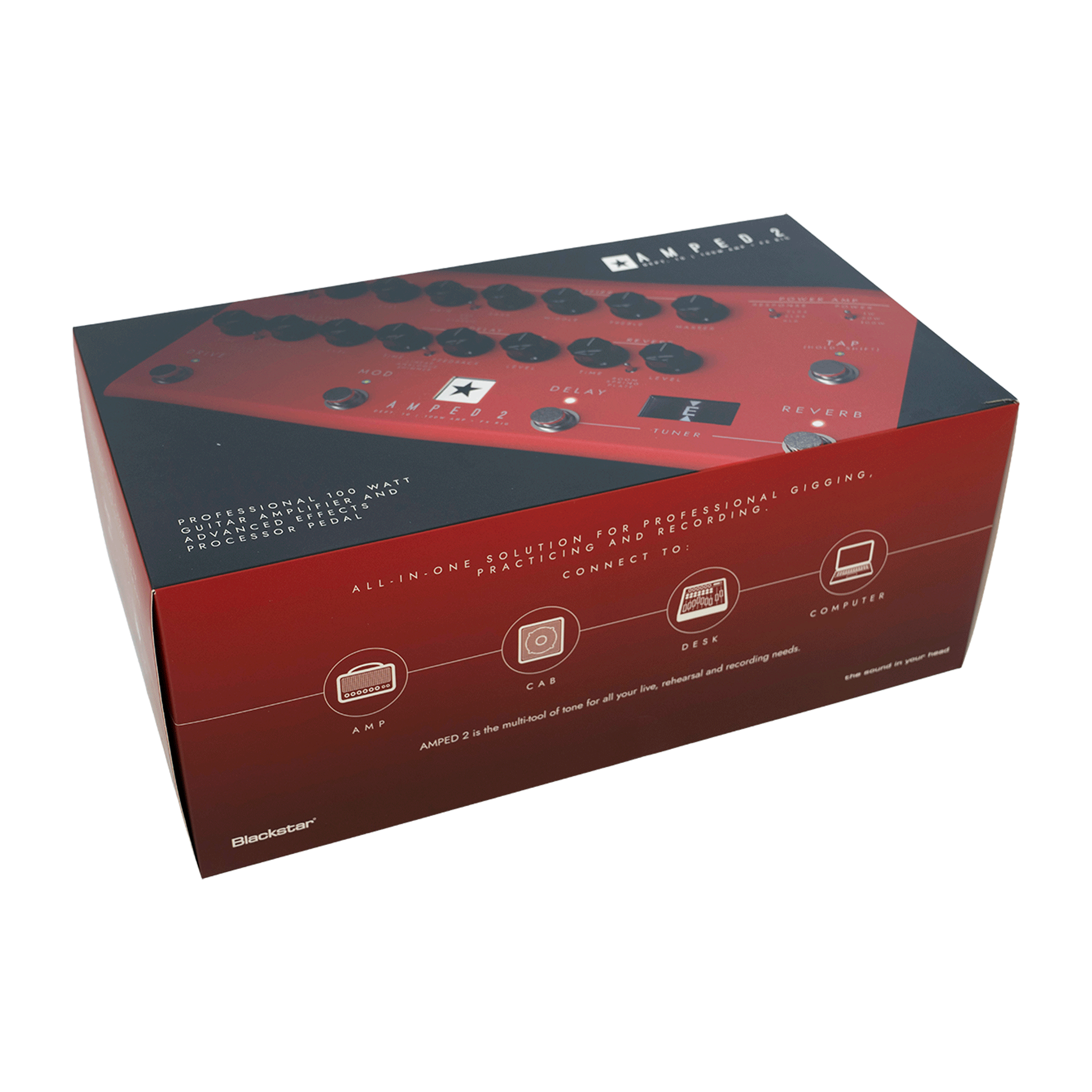 Blackstar 100Wアンプ＋FXをコンパクトなペダルに凝縮！【DEPT. 10 AMPED 2】