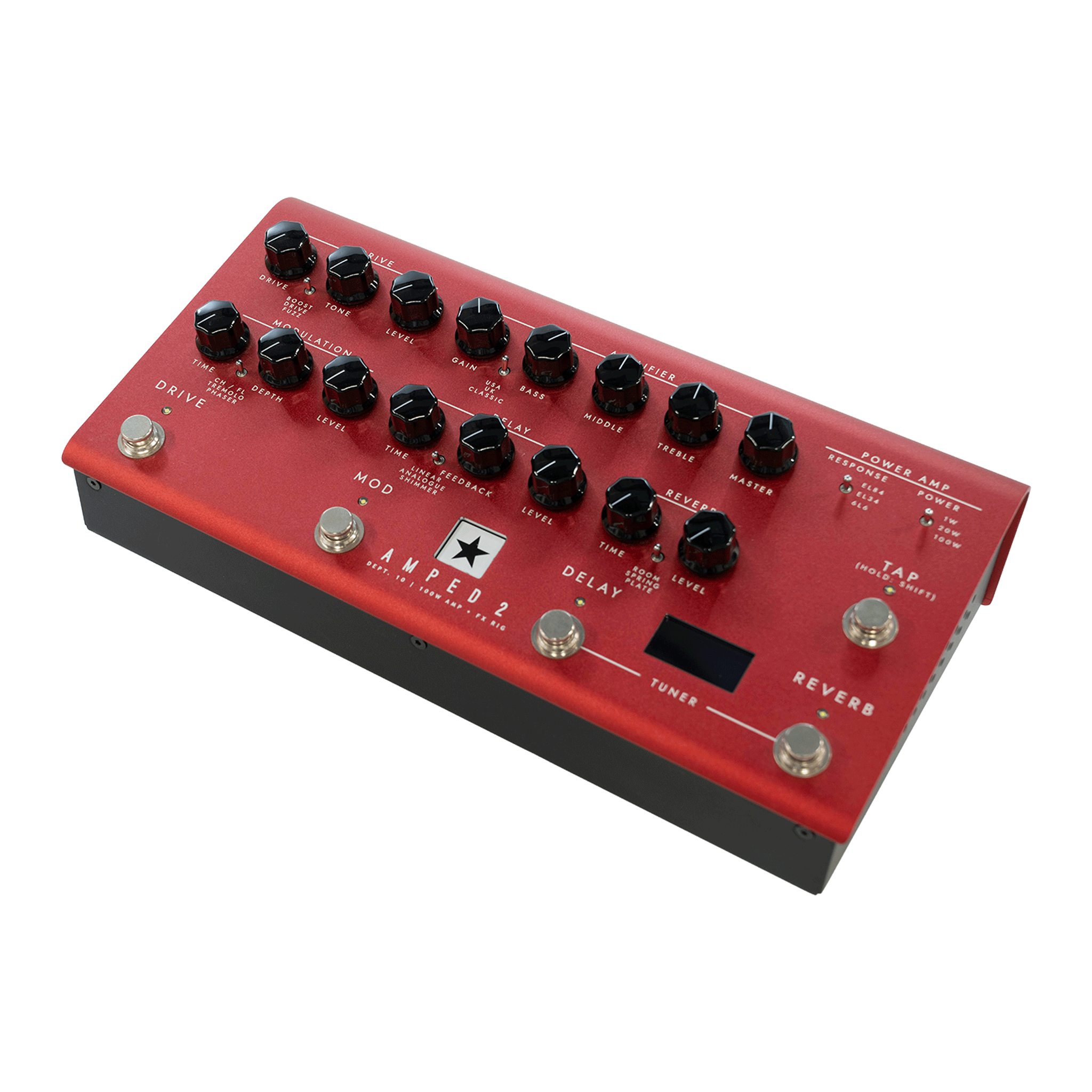 Blackstar 100Wアンプ＋FXをコンパクトなペダルに凝縮！【DEPT. 10 AMPED 2】