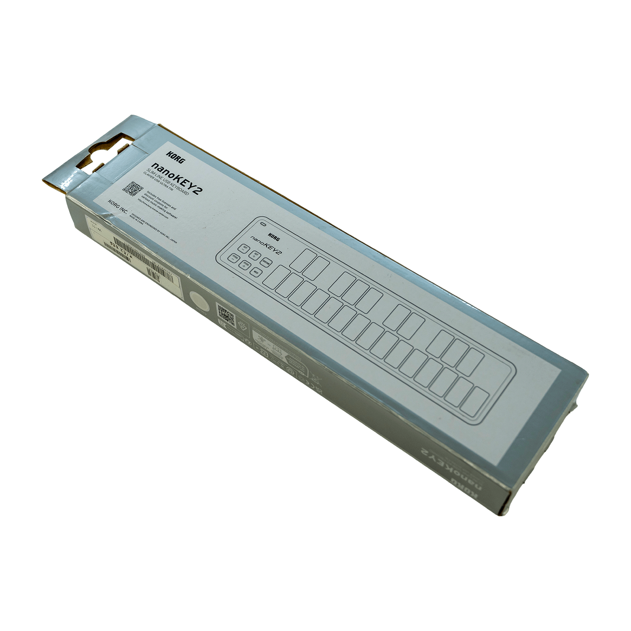KORG 手軽にDTMを始めよう！USB-MIDIキーボード【nanoKEY2 WH】