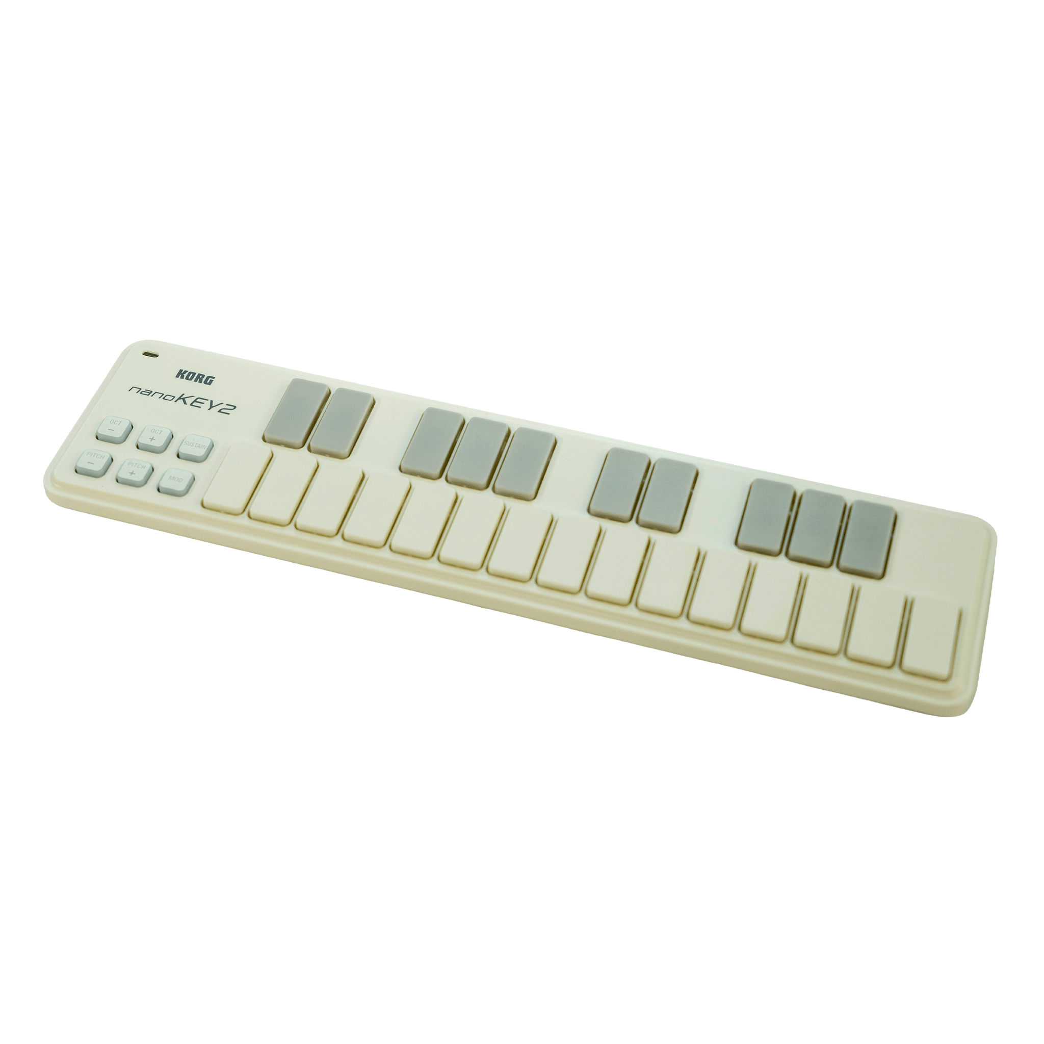 KORG 手軽にDTMを始めよう！USB-MIDIキーボード【nanoKEY2 WH】