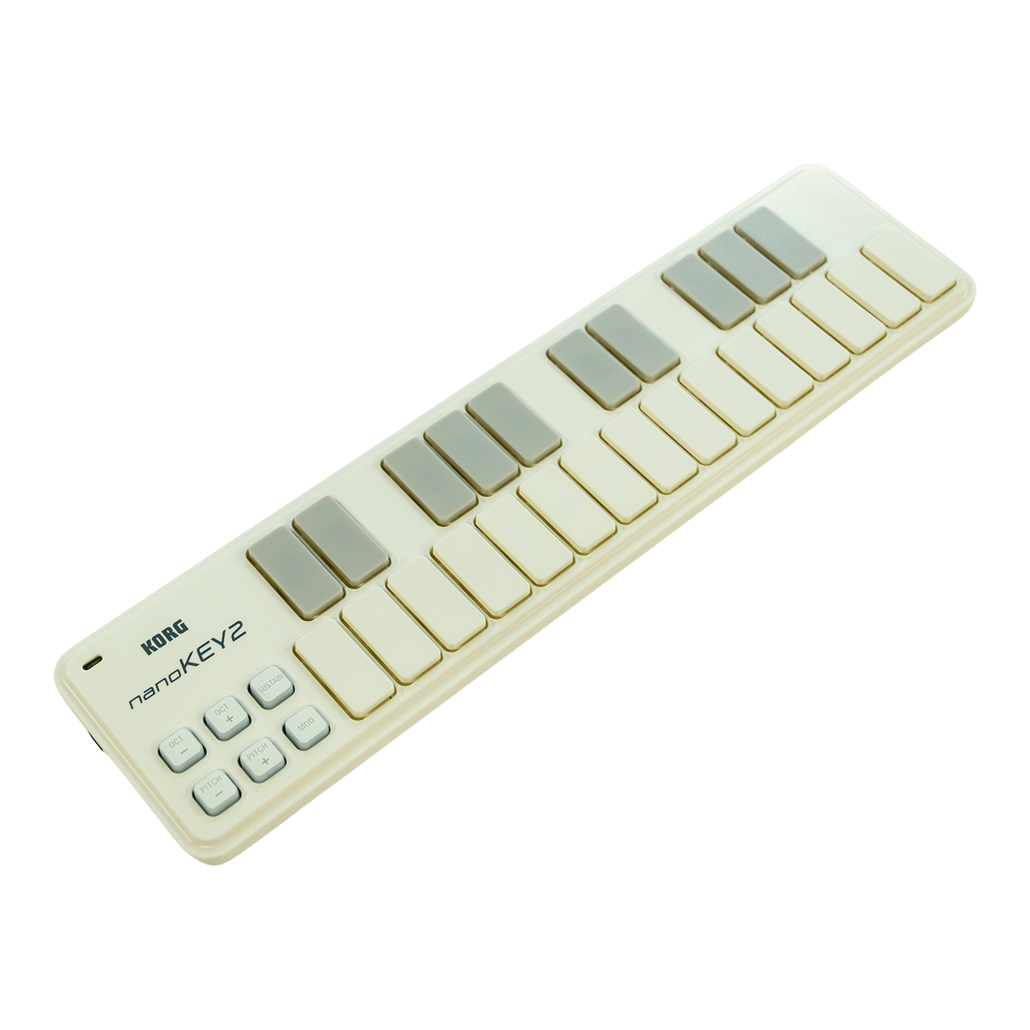 KORG 手軽にDTMを始めよう！USB-MIDIキーボード【nanoKEY2 WH】