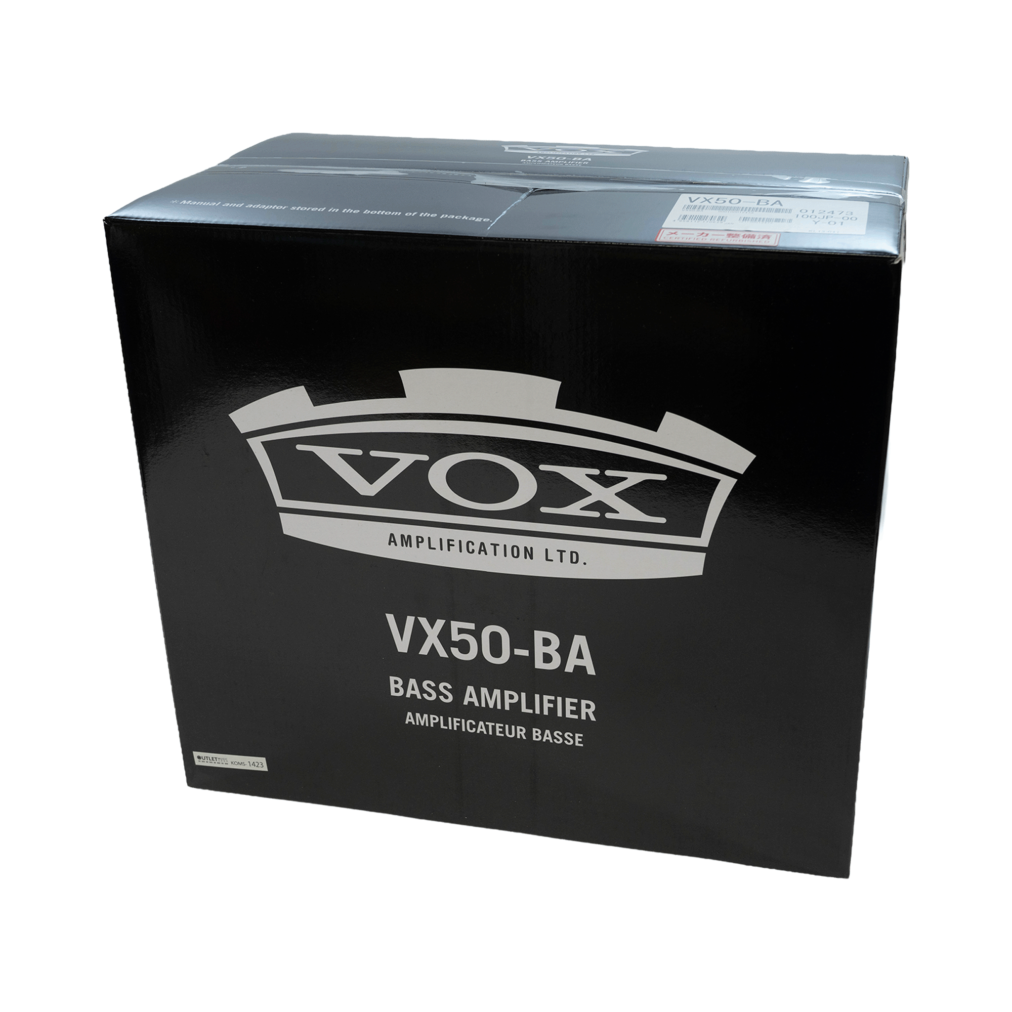 VOX　Nutube搭載、50W大出力のコンパクトな真空管ベース・アンプ【VX50-BA 】