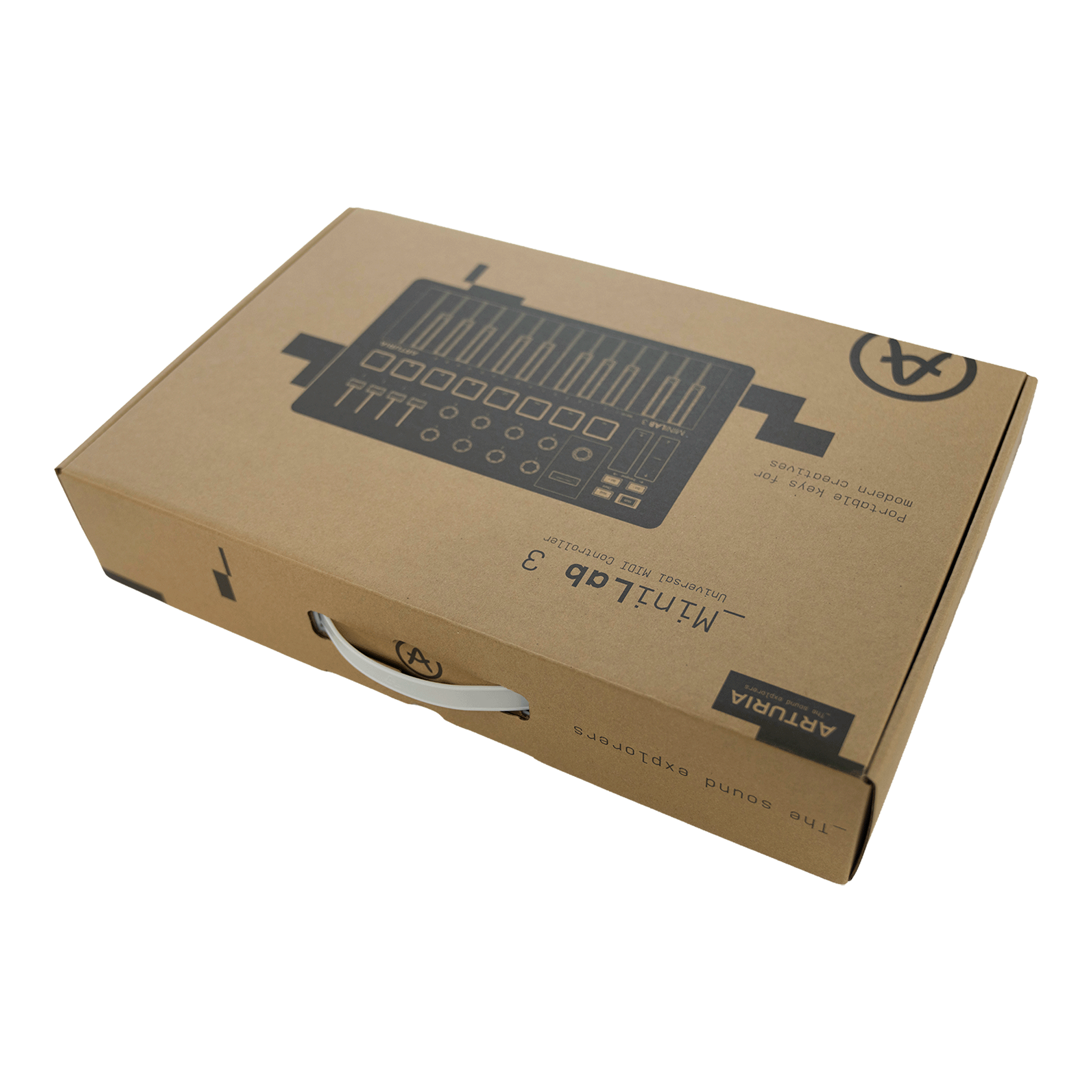 ARTURIA ソフトも充実！DTMに最適！オールインワンMIDIコントローラー【MINILAB 3 DEEP BLACK】 (コピー)