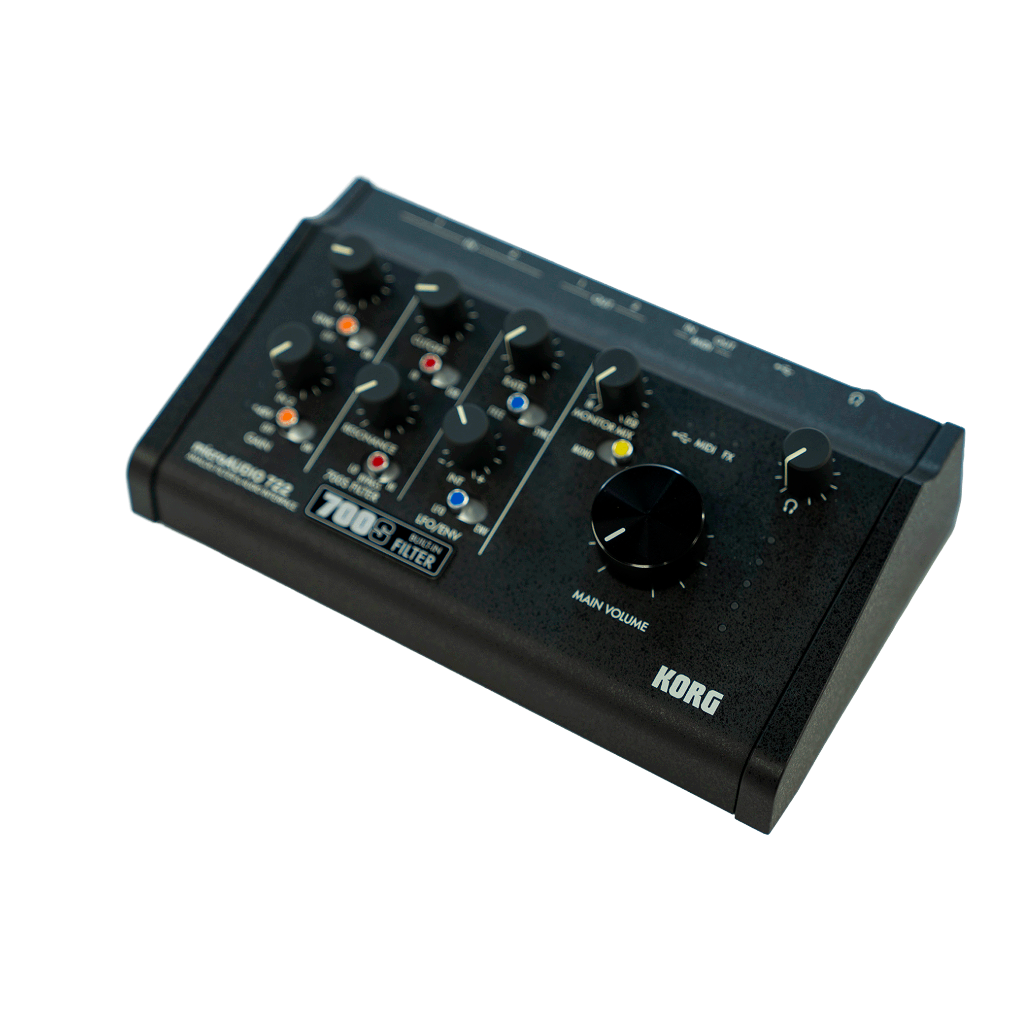 USB-C オーディオ・インターフェースにminiKORG700Sのフィルターを搭載！ 【microAUDIO 722】