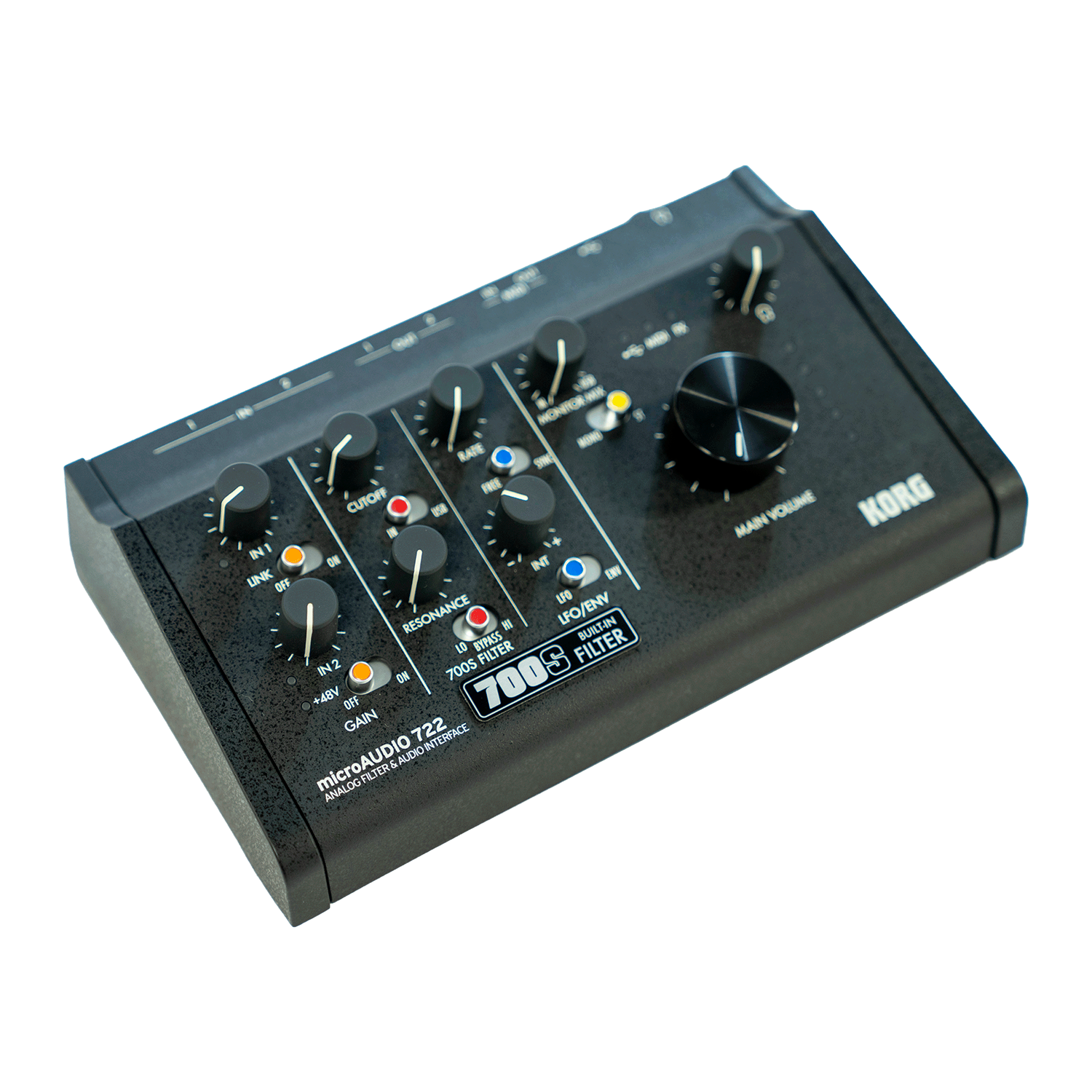 USB-C オーディオ・インターフェースにminiKORG700Sのフィルターを搭載！ 【microAUDIO 722】