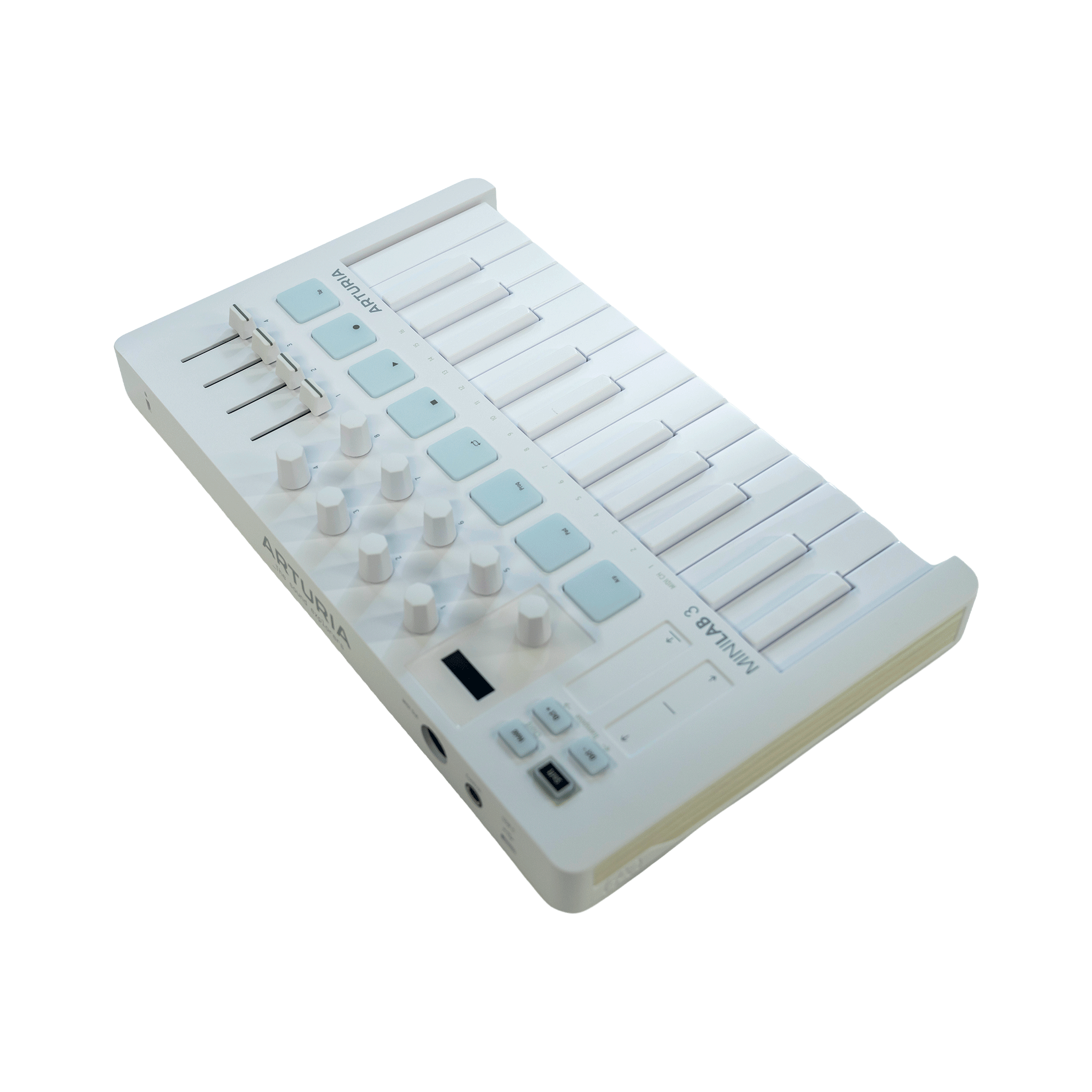 ARTURIA ソフトも充実！DTMに最適！オールインワンMIDIコントローラー【MINILAB 3 ALPINE WHITE】