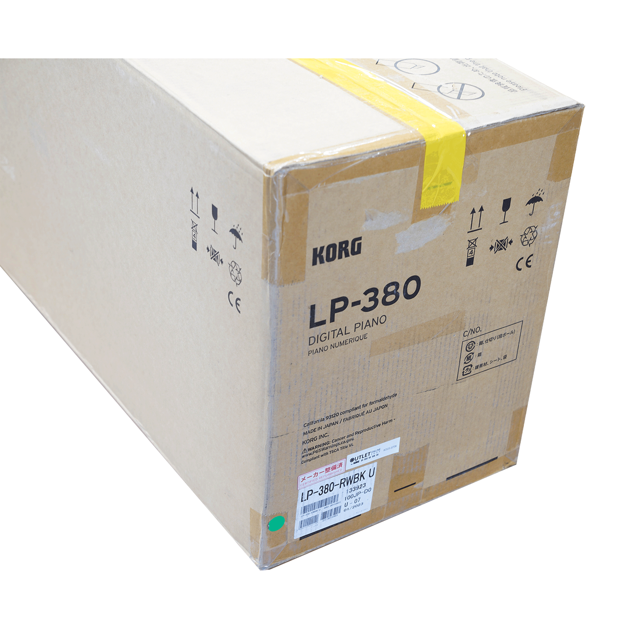 KORG 日本製デジタル・ピアノ【LP-380-RWBK U】