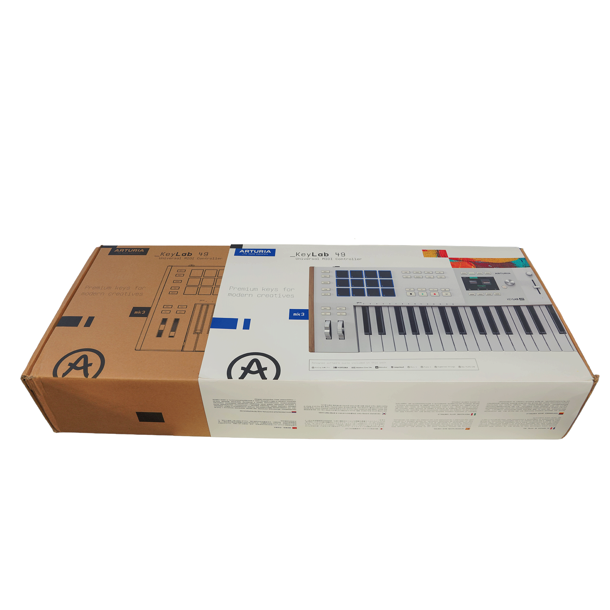 ARTURIA  数々のバンドルソフトが魅力のMIDIコントローラー【KEYLAB ESSENTIAL 49 MK3】 - OUTLET MUSIC SHOP｜コルグ公式アウトレットオンライン