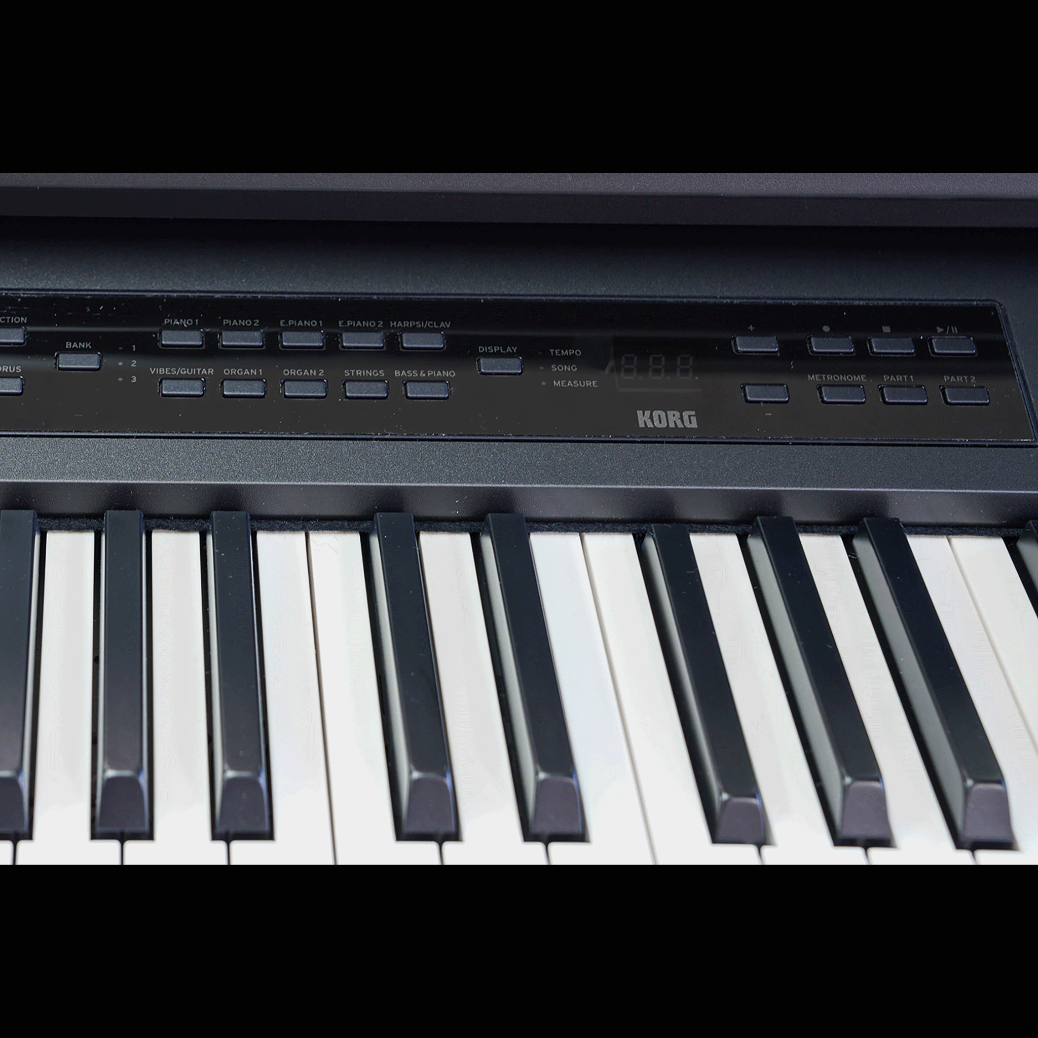 コルグ　デジタルピアノ・イタリアンピアノを搭載した最上位機種！【E1 AIR BLACK】