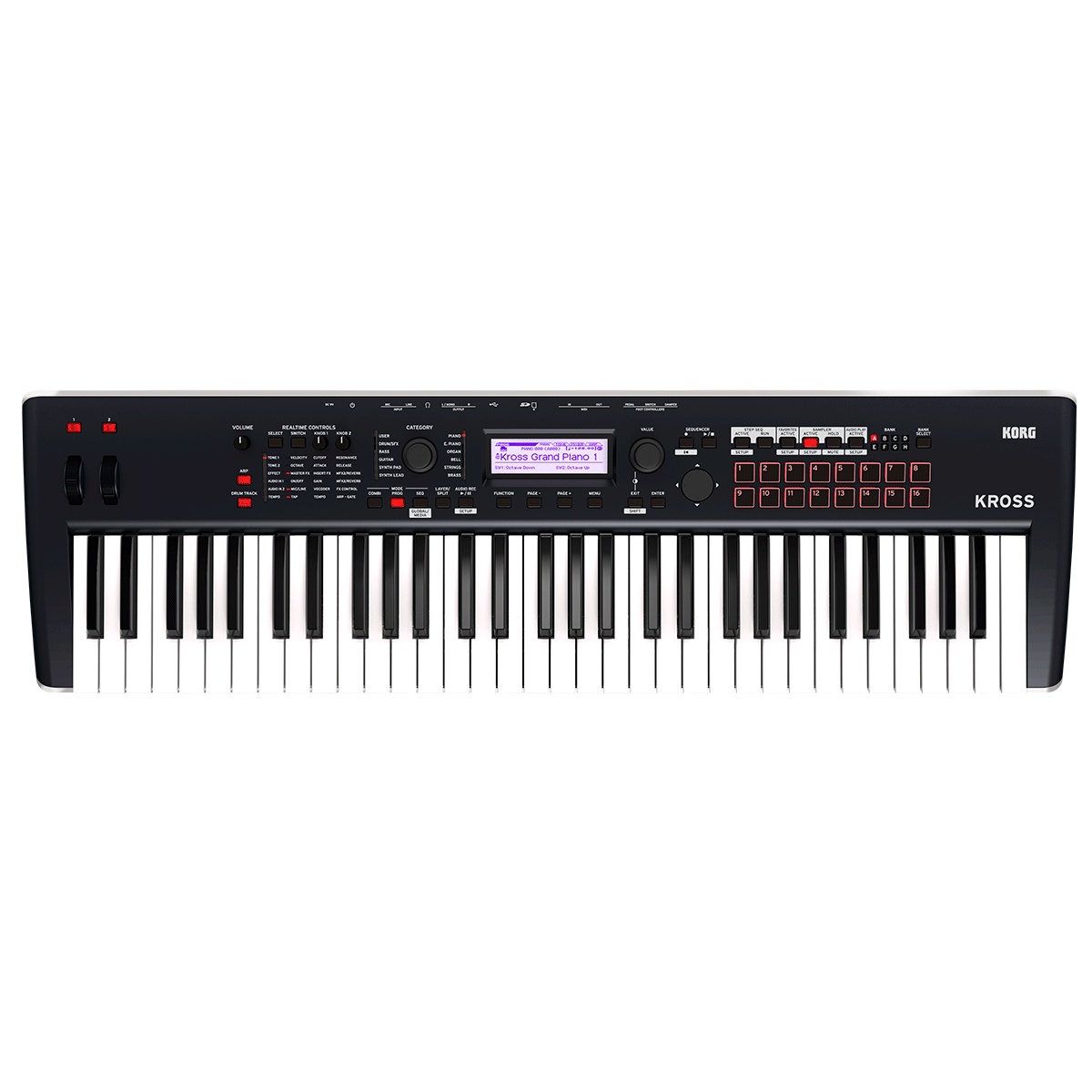 KORG　多機能ポータブル・シンセサイザー！【KROSS 2-61-DB】