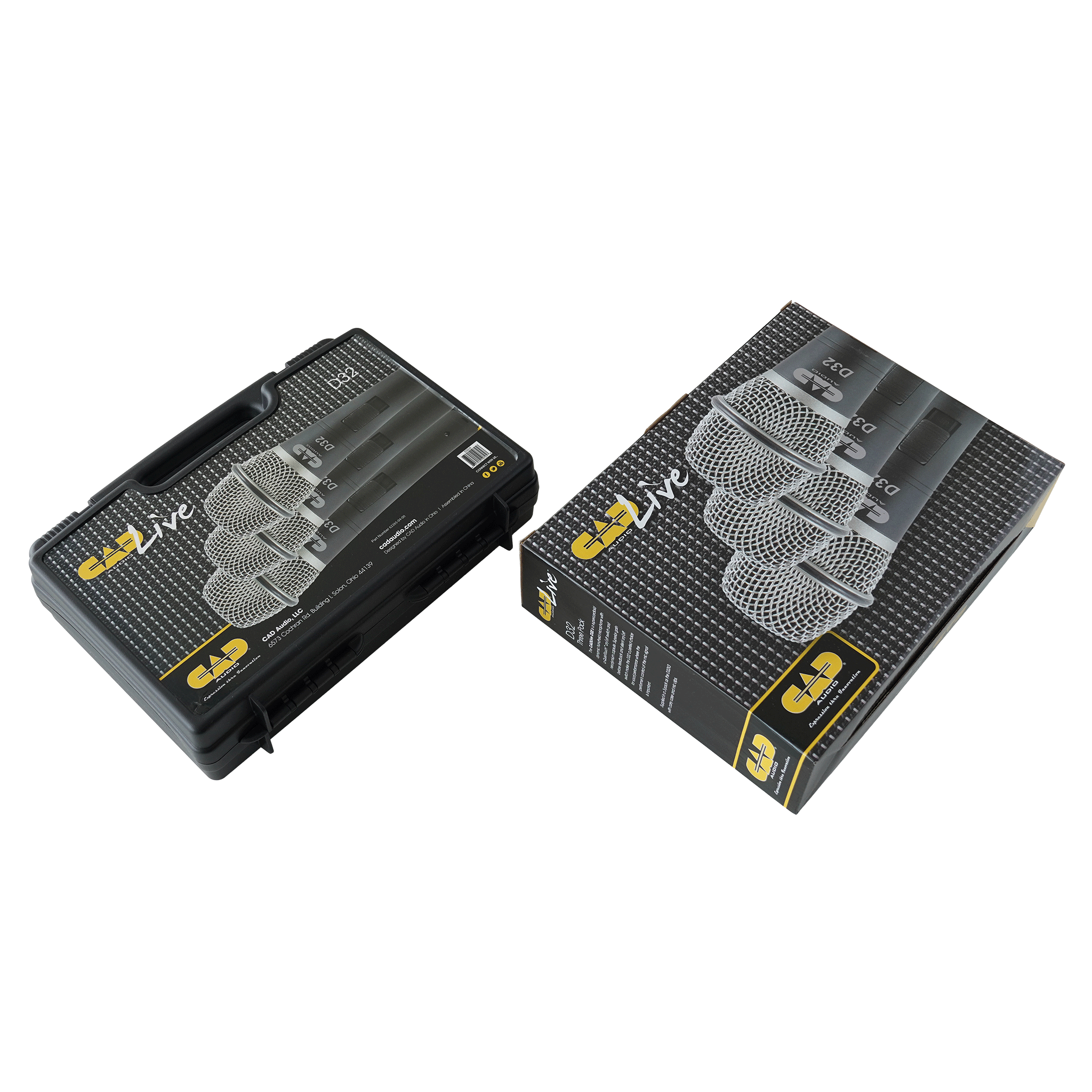 Cad ダイナミック・ボーカル・マイクロフォン 3本パック【D32】