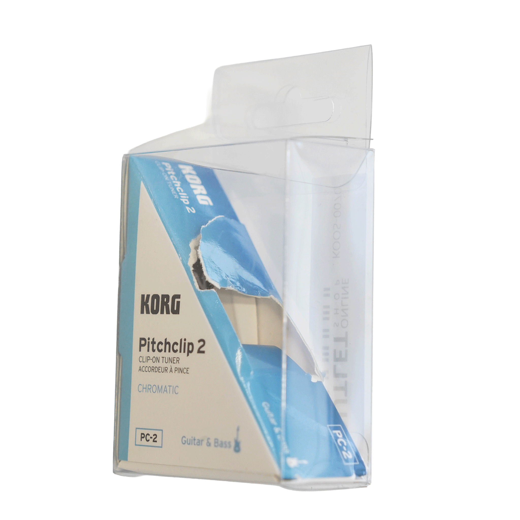 KORG シンプルでスマートなギターチューナー【Pitchclip 2】