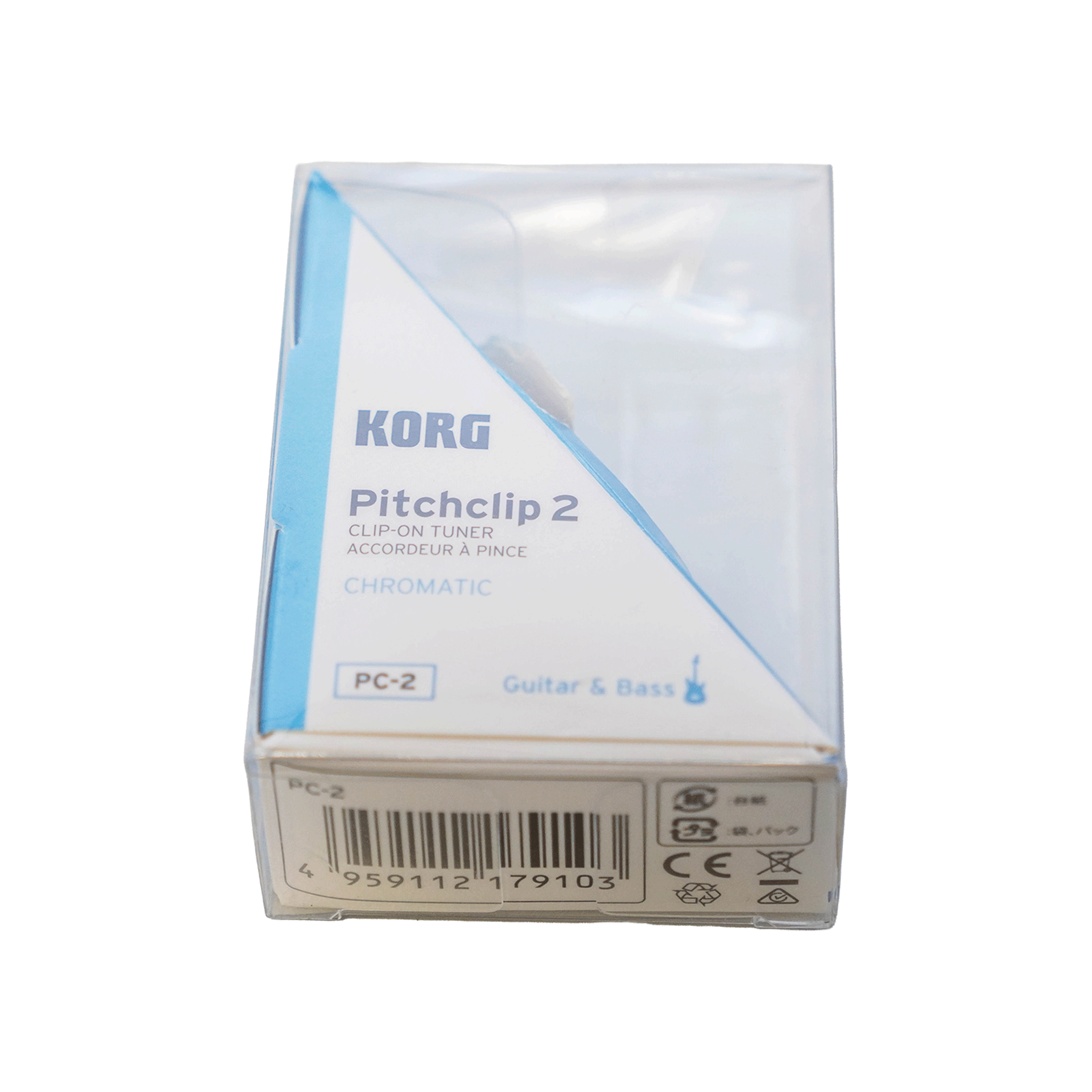 KORG シンプルでスマートなギターチューナー【Pitchclip 2】